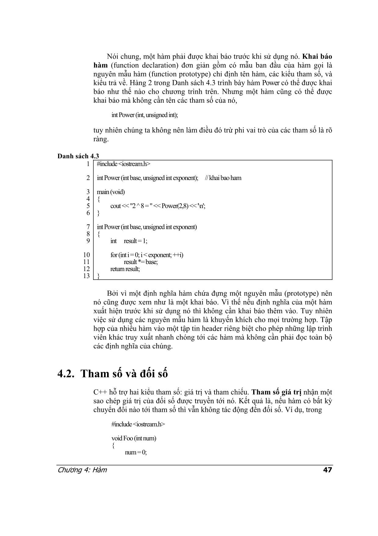 Lập trình C++ - Chương 4: Hàm trang 3