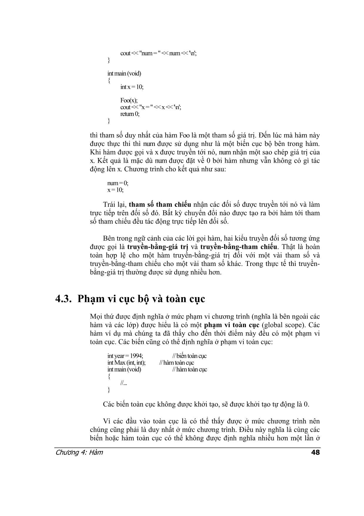 Lập trình C++ - Chương 4: Hàm trang 4