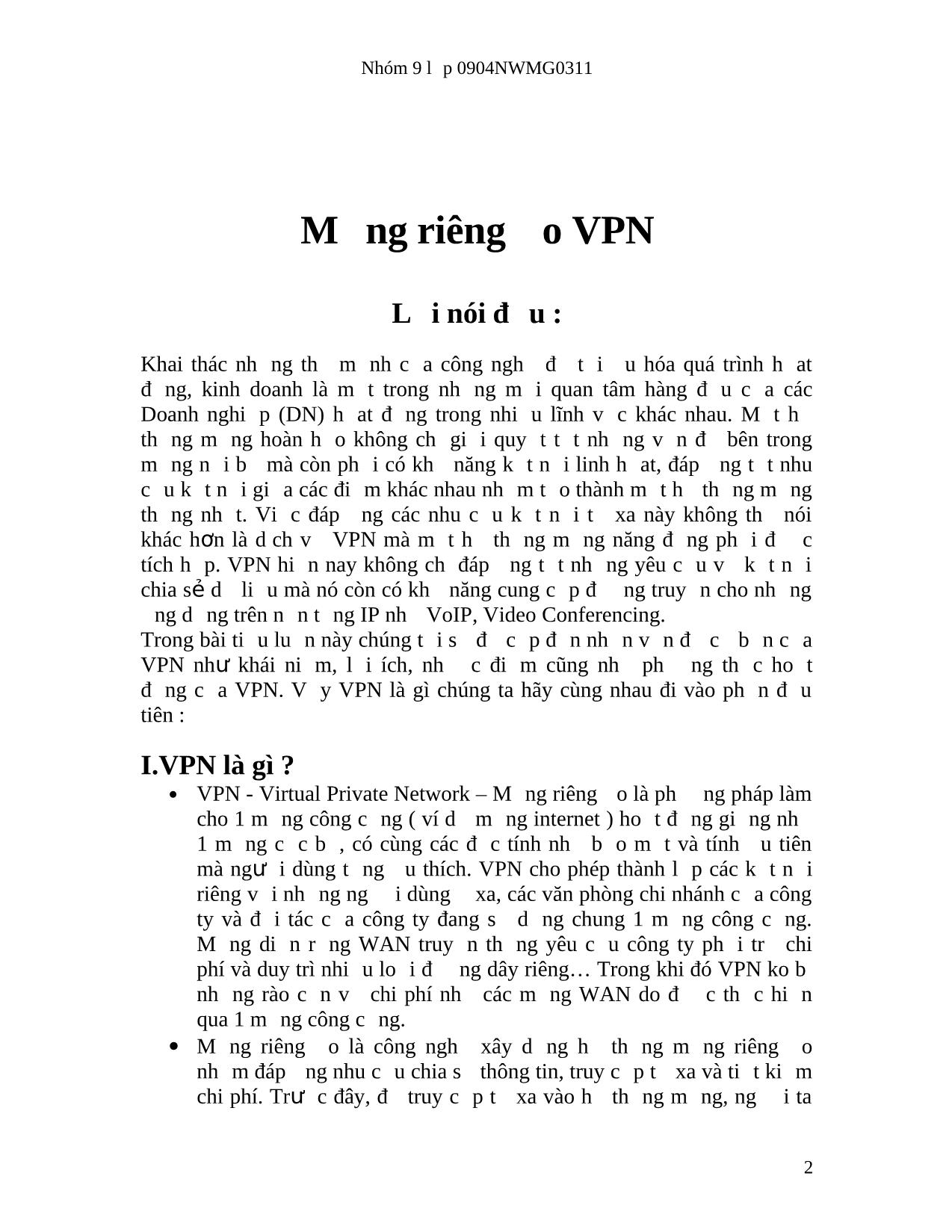 Mạng riêng ảo VPN trang 2