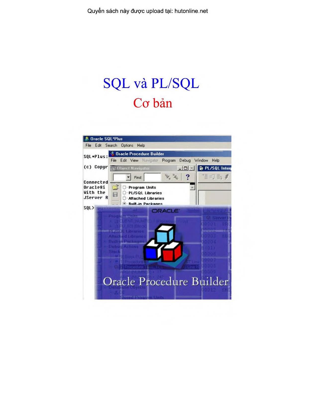 SQL và PL/SQL Cơ bản trang 2