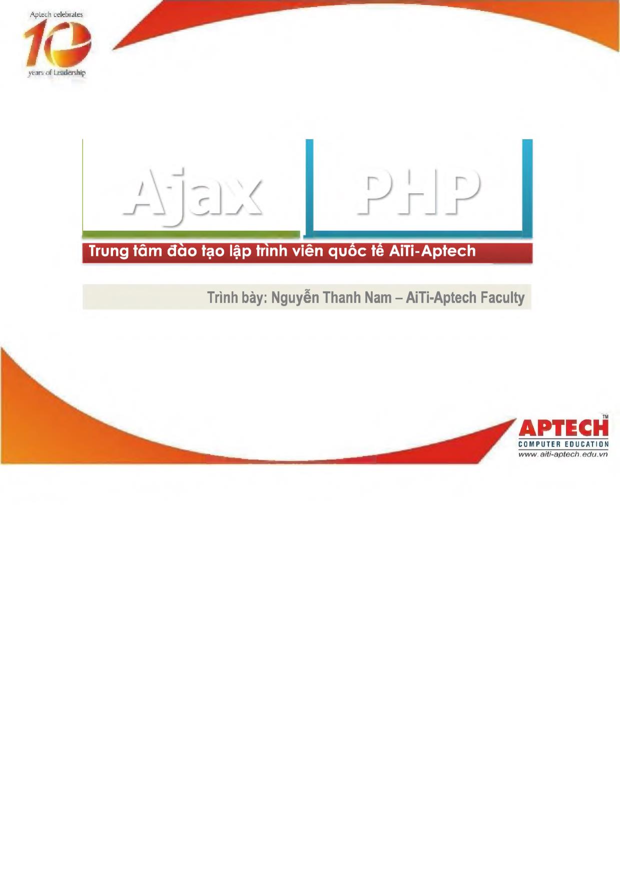 Ajax - PHP trang 1