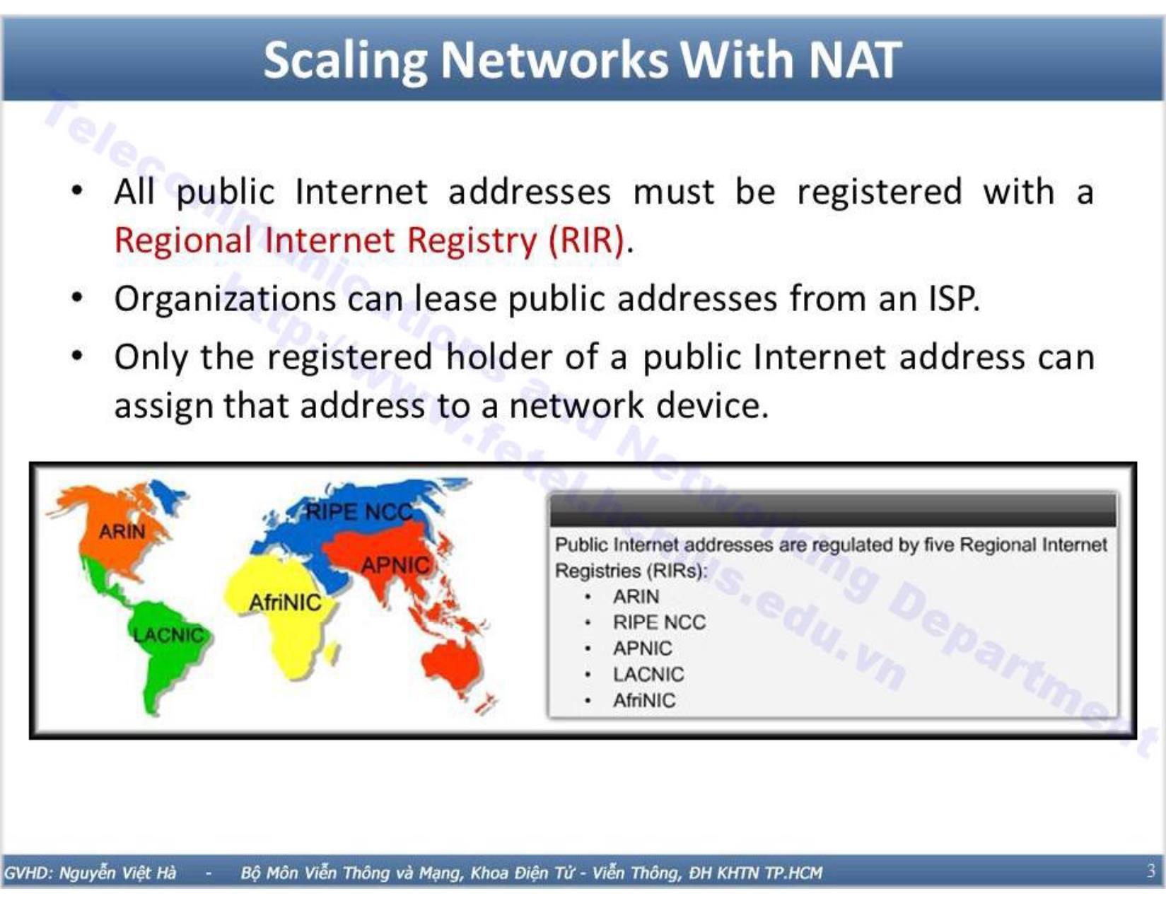 Bài giảng Công nghệ mạng - Bài 6: Dịch vụ NAT trang 3