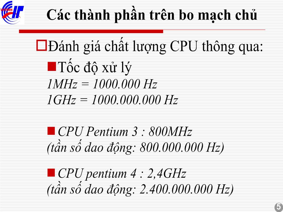 Bài giảng CPU trang 5