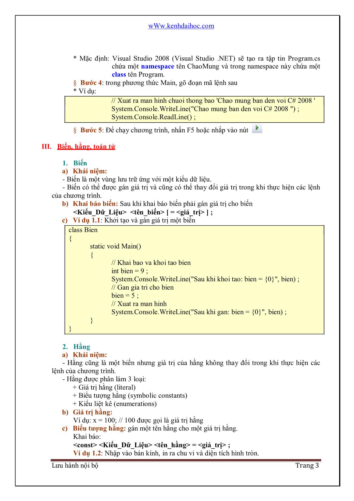 Bài giảng Lập trình Windows trang 5