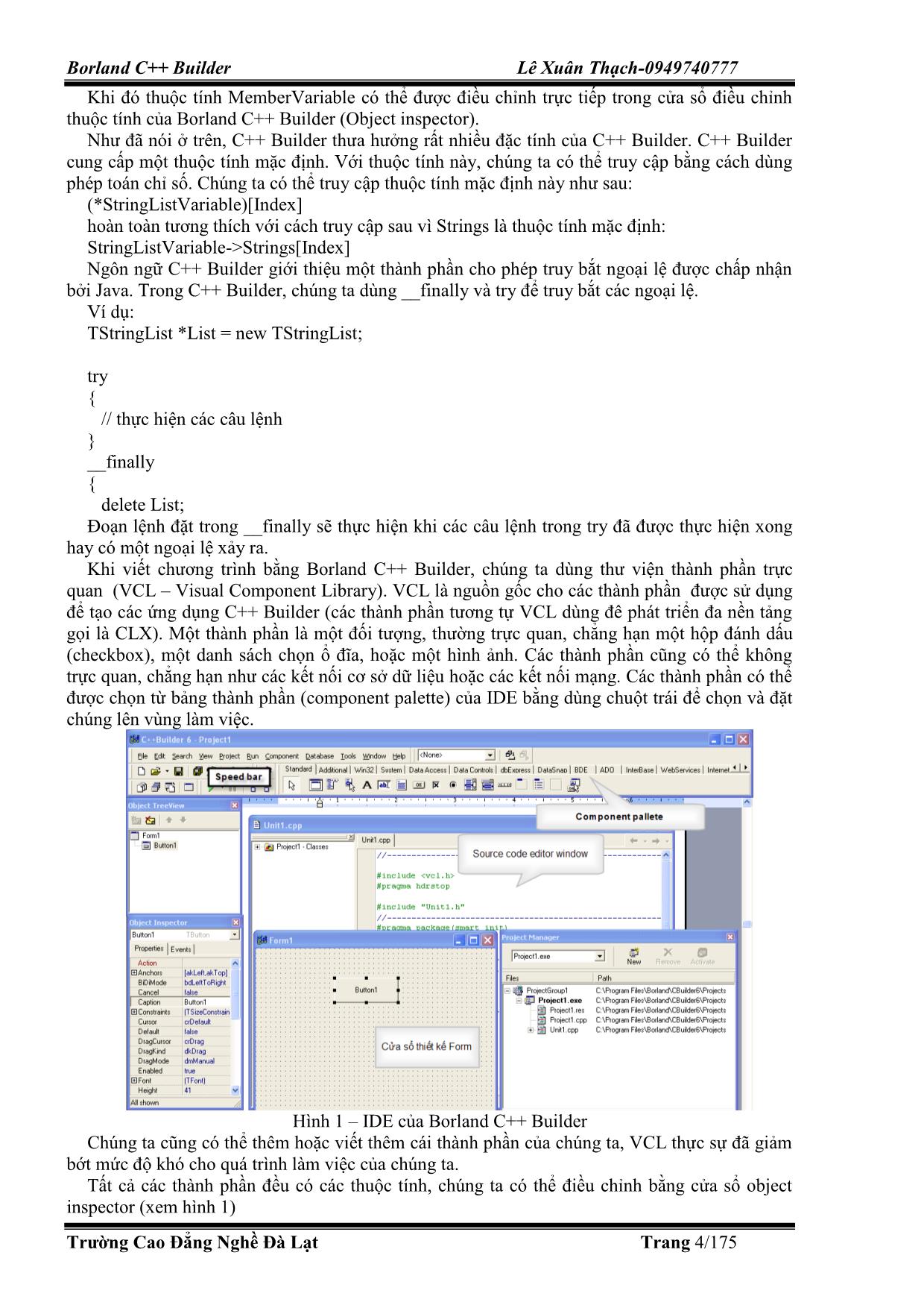 Borland C++ Builder trang 4