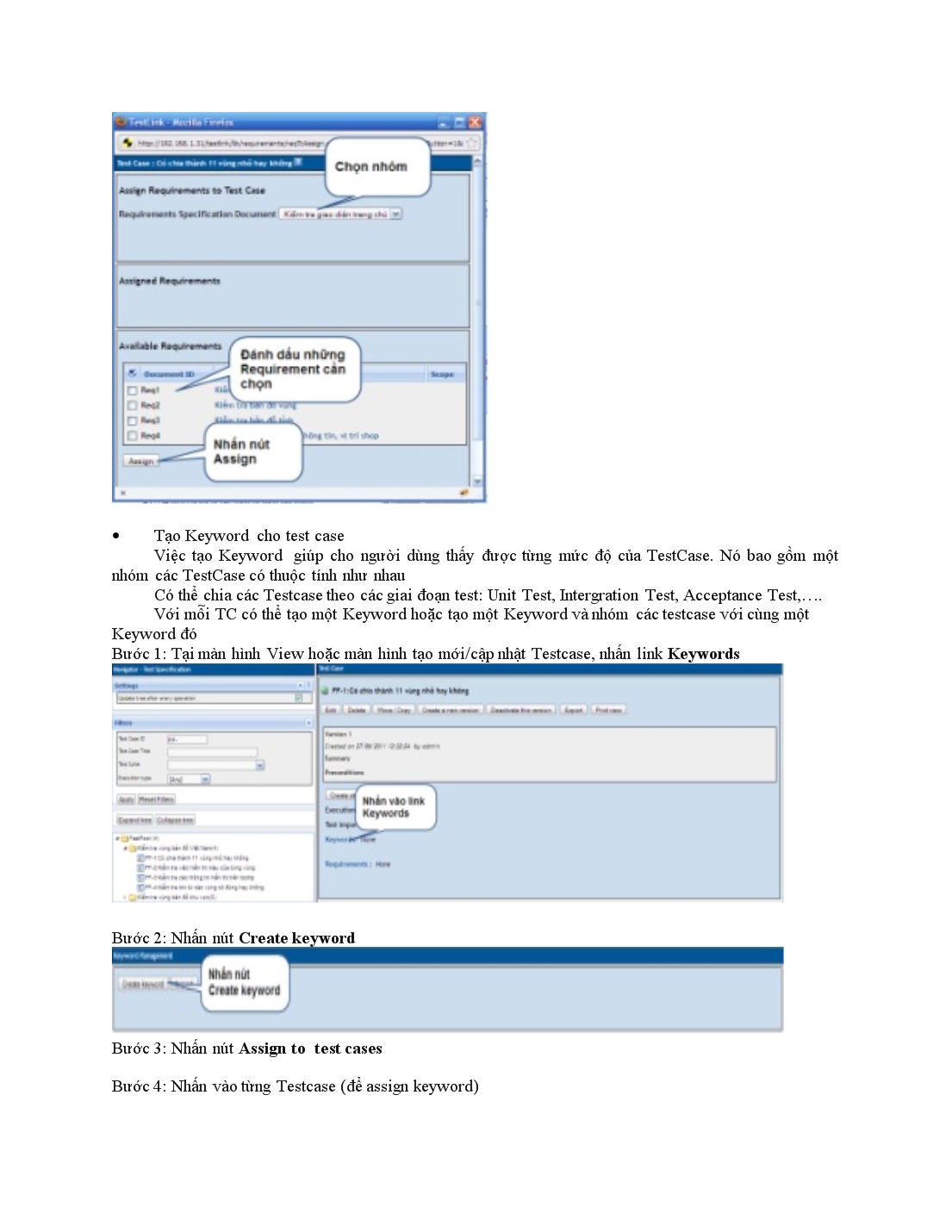 Cách sử dụng TestLink trang 4