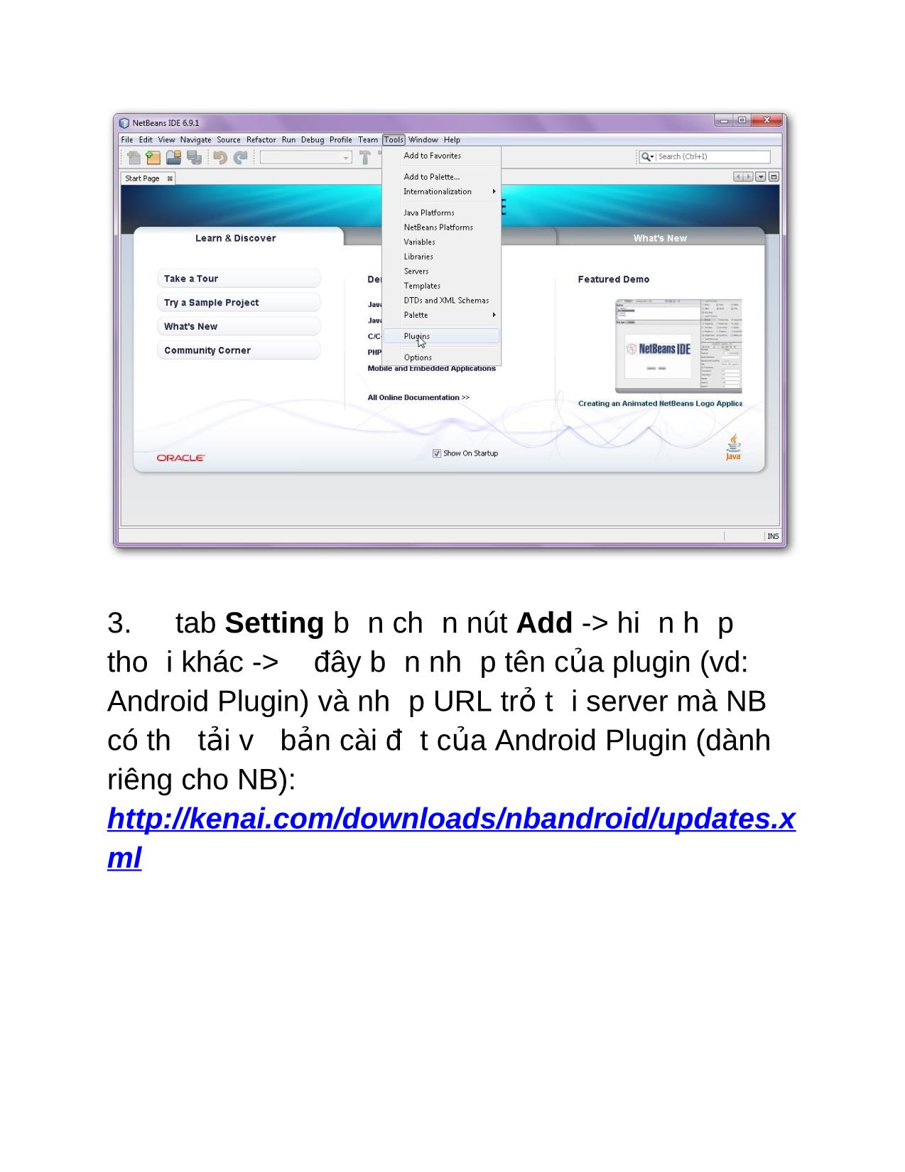 Cài đặt Android trên NetBean trang 2