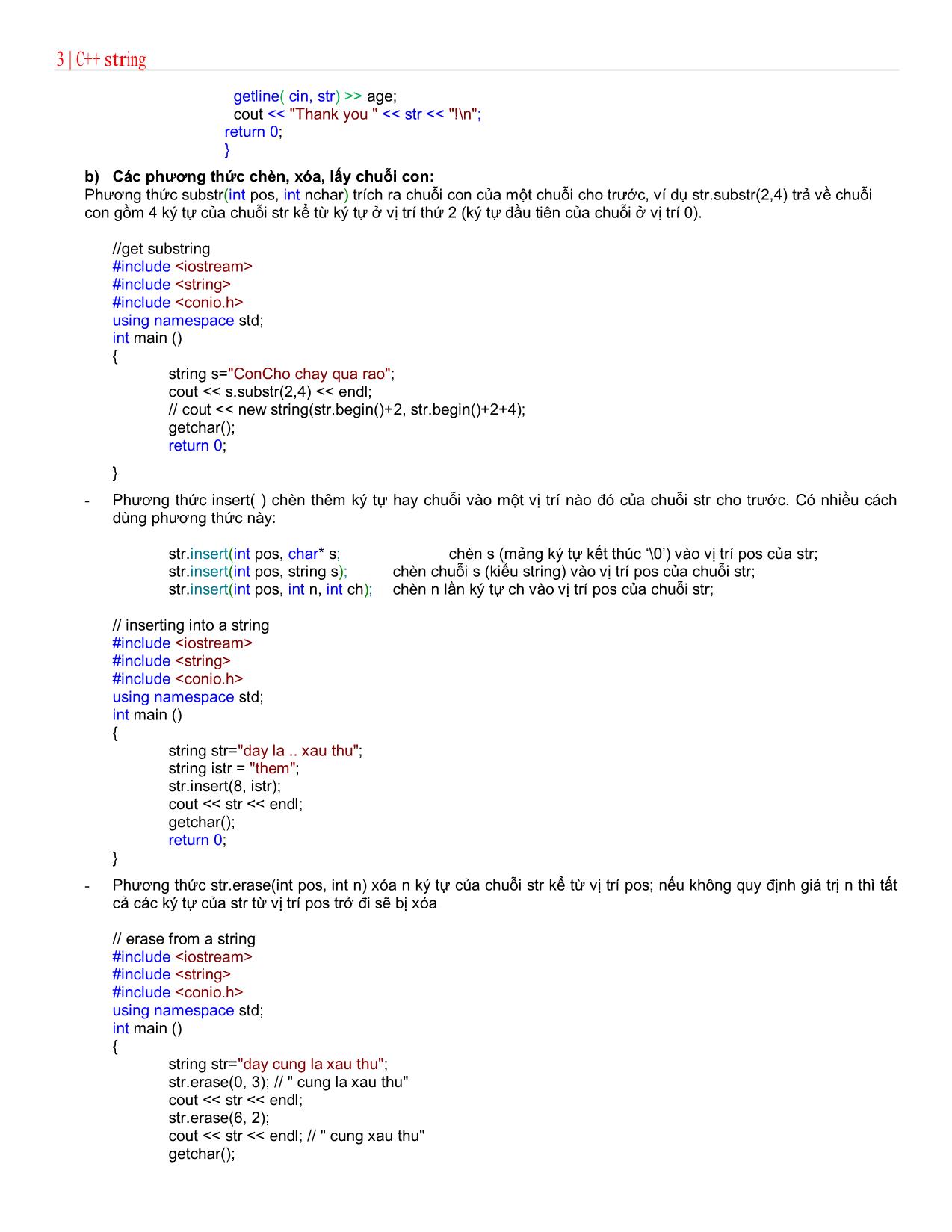 Chuỗi ký tự trong C++ trang 3