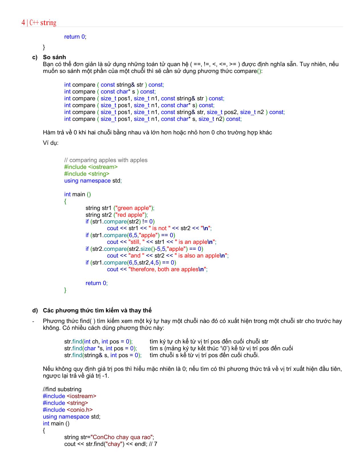 Chuỗi ký tự trong C++ trang 4