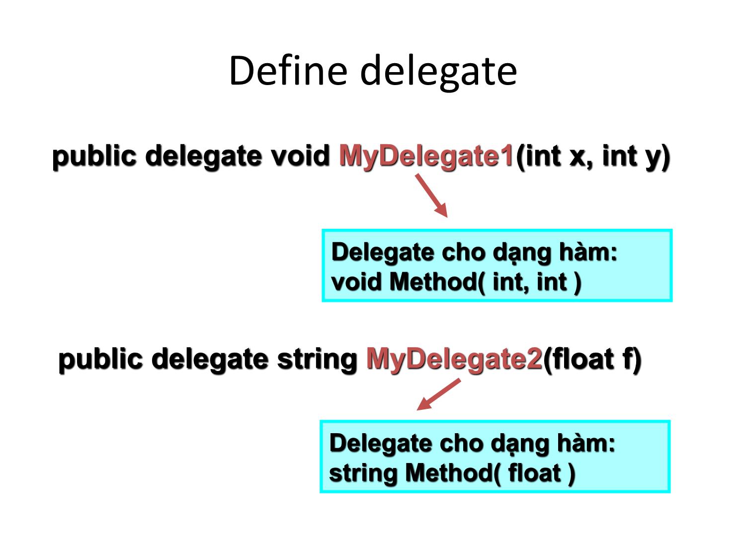 Cơ chế Delegate & Event trang 5