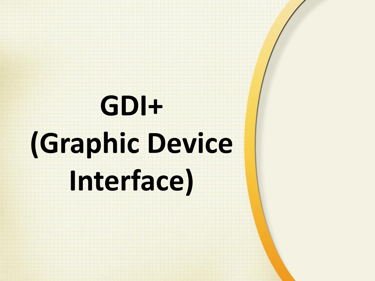 GDI+ (Graphic Device Interface) trang 1