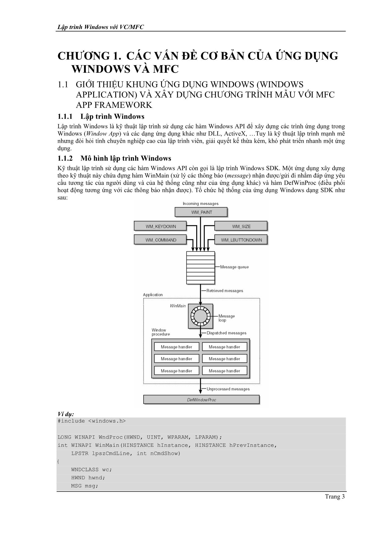 Giáo trình Lập trình Windows với VC/MFC trang 4