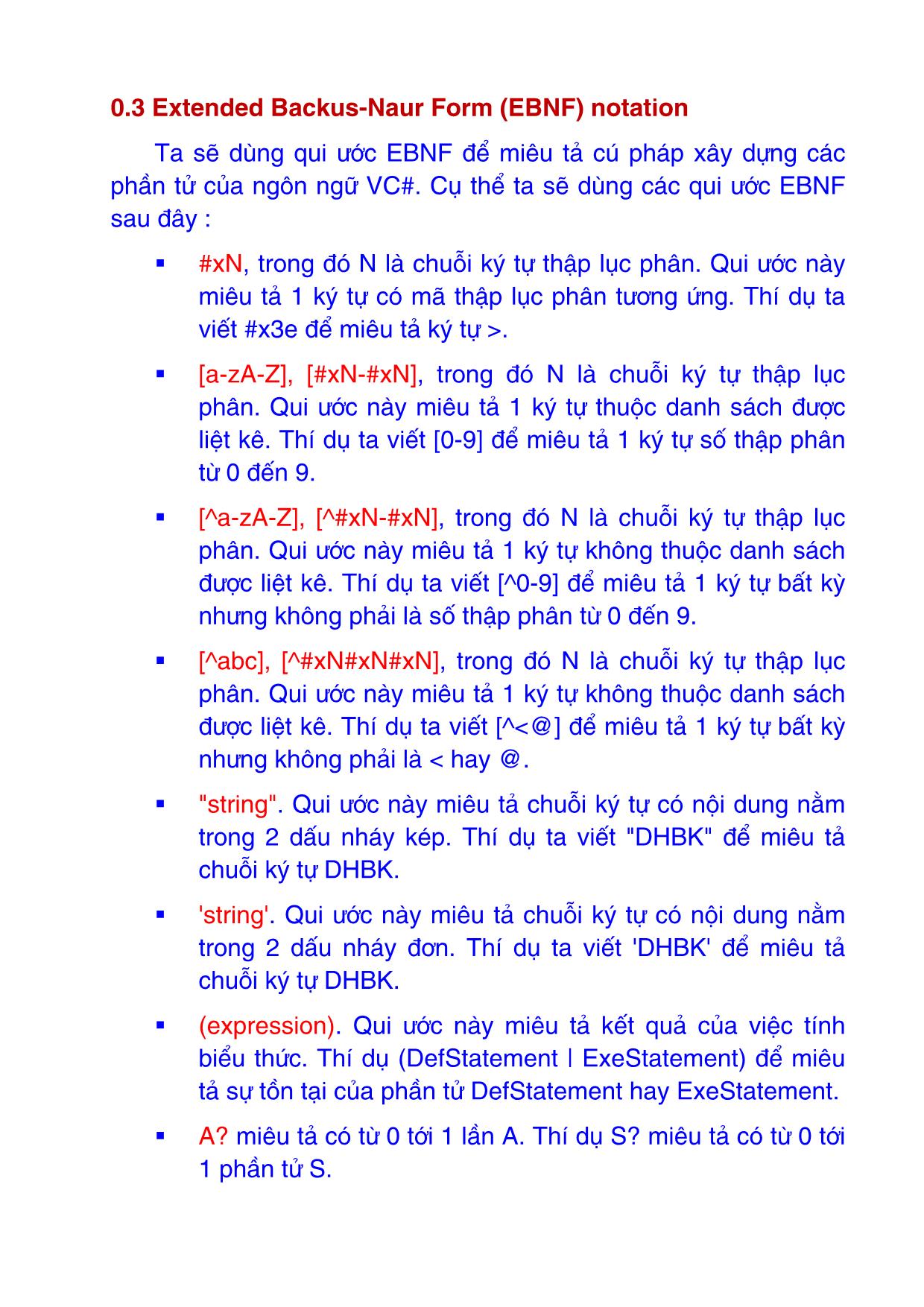 Giáo trình Ngôn ngữ VC# trang 3