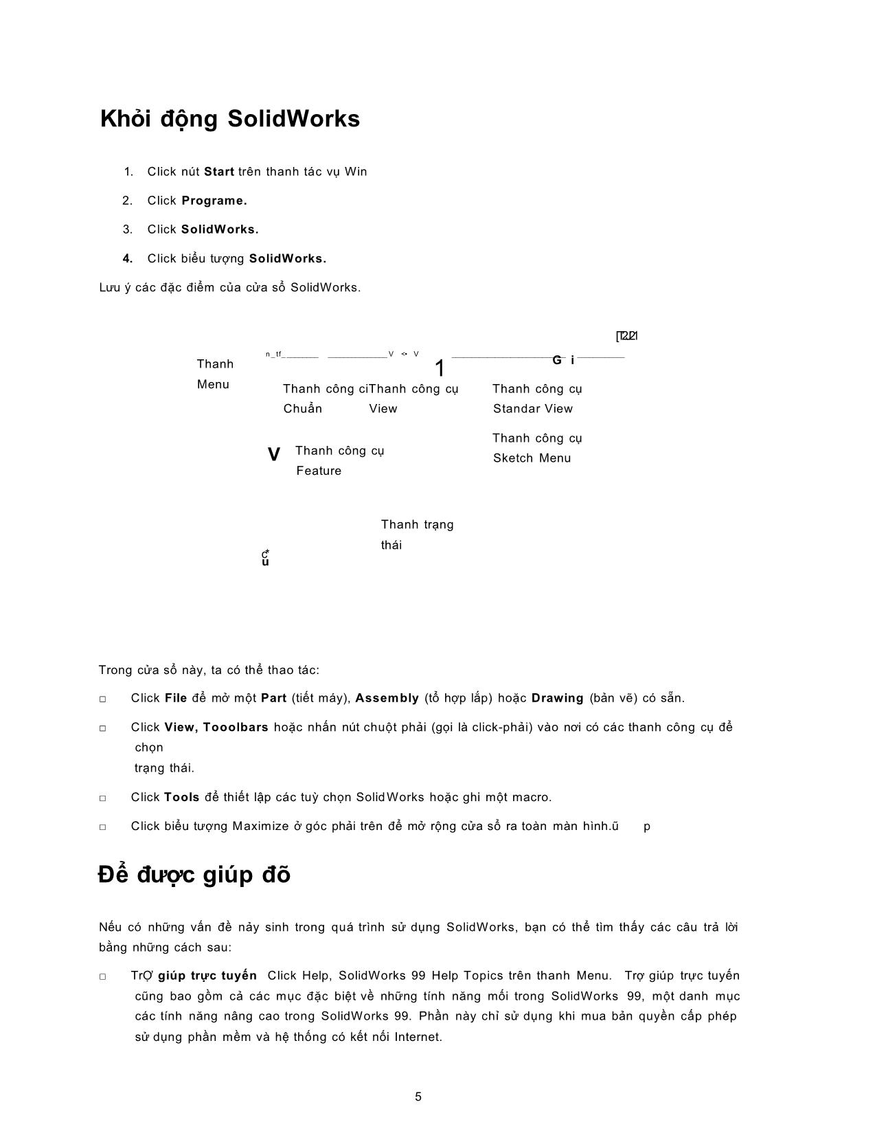 Giáo trình SolidWorks 06 trang 5