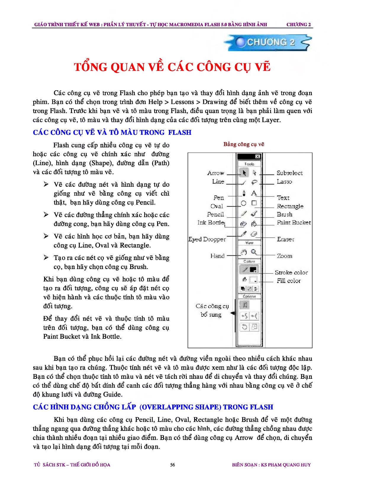 Giáo trình Thiết kế Web - Chương 2: Tổng quan về các công cụ vẽ trang 1