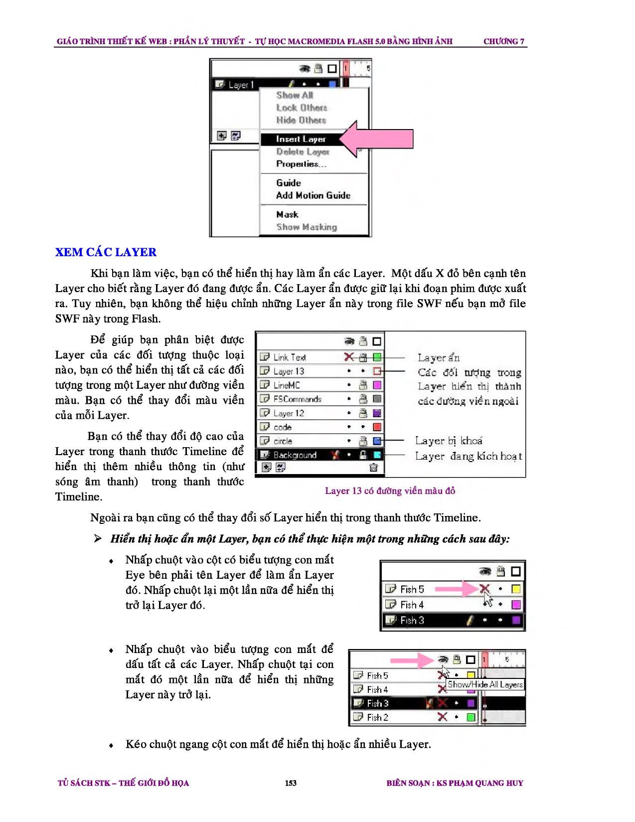 Giáo trình Thiết kế Web - Chương 7: Cách dụng layer trang 2