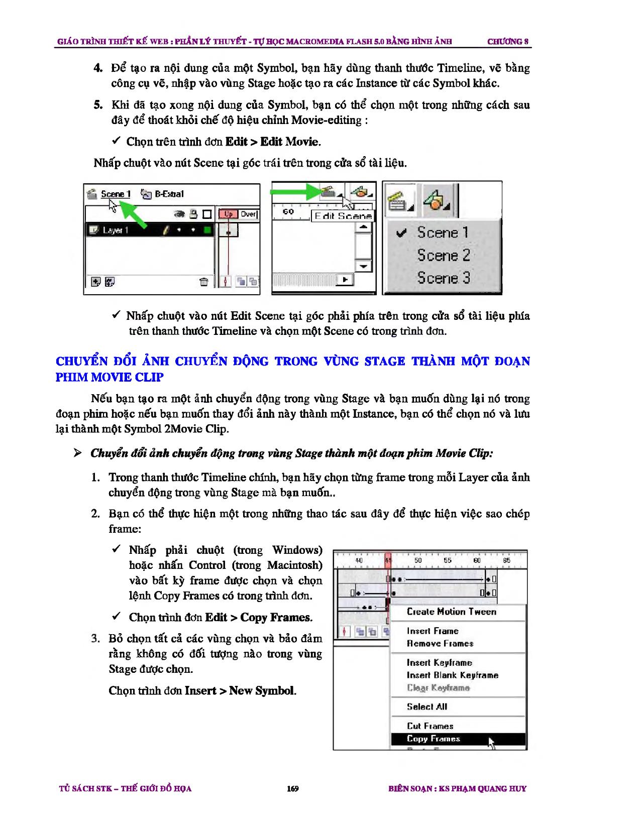 Giáo trình Thiết kế Web - Chương 8: Cách dùng các Symbol và Instance trang 5