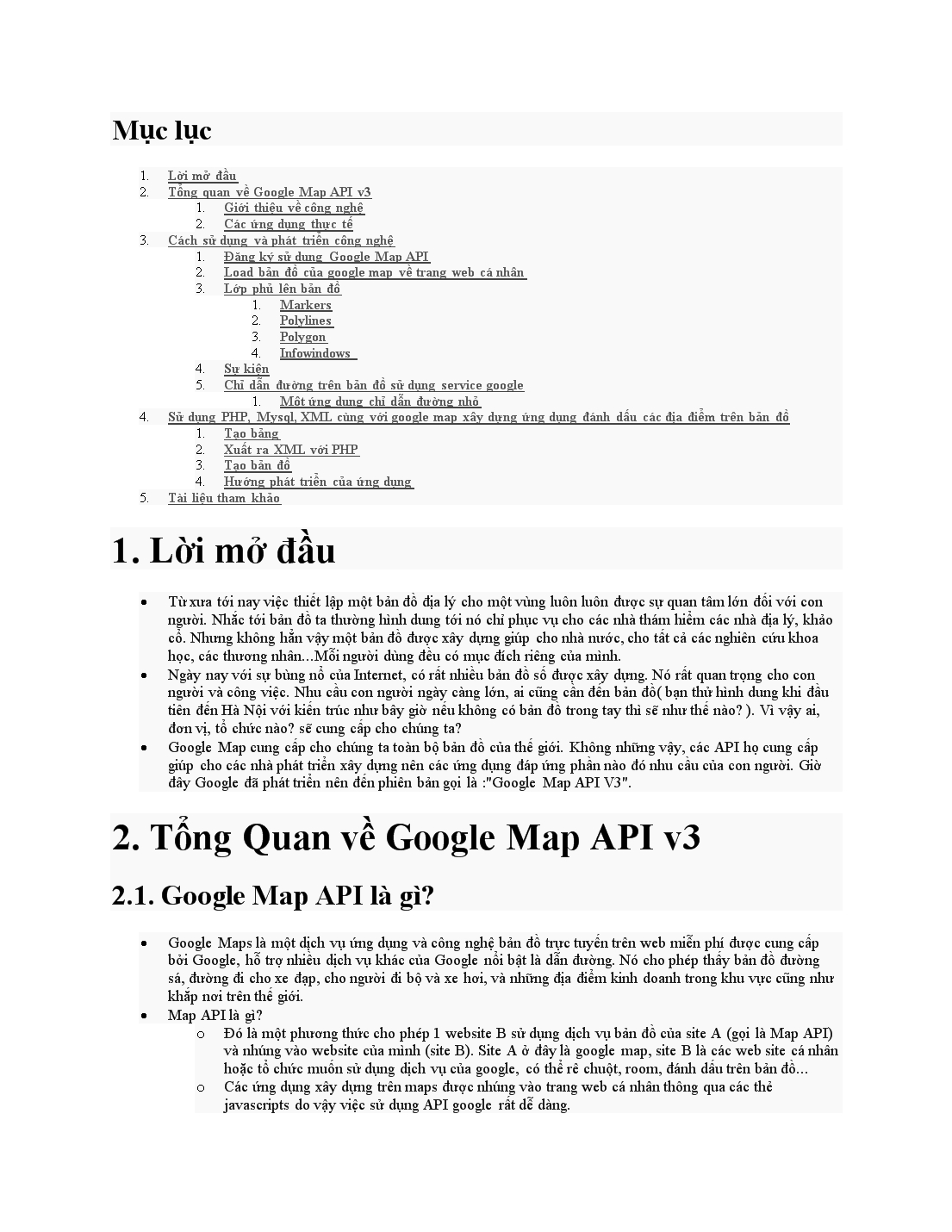Google Map API v3 trang 1