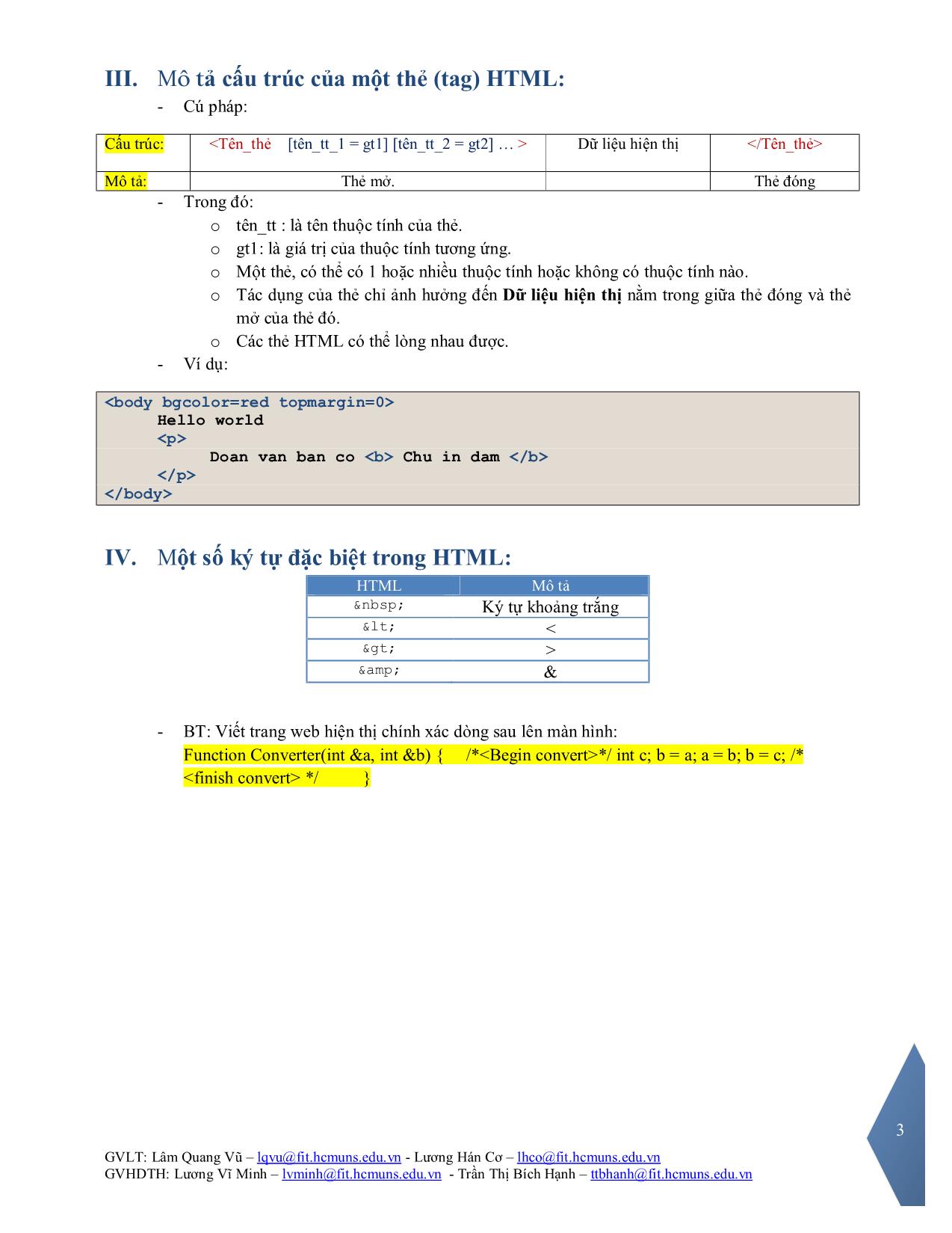 Hướng dẫn sử dụng HTML bằng notepad trang 3