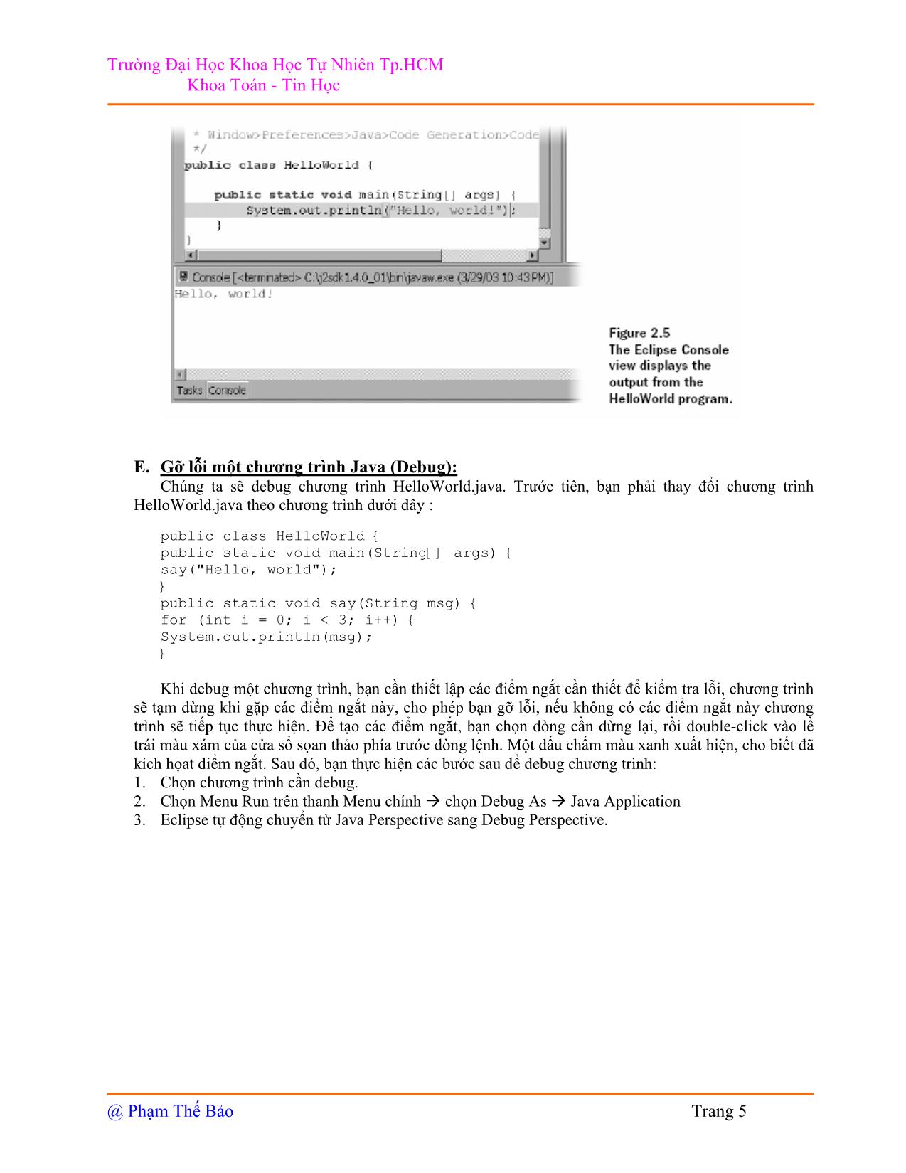 Java IDE trang 5