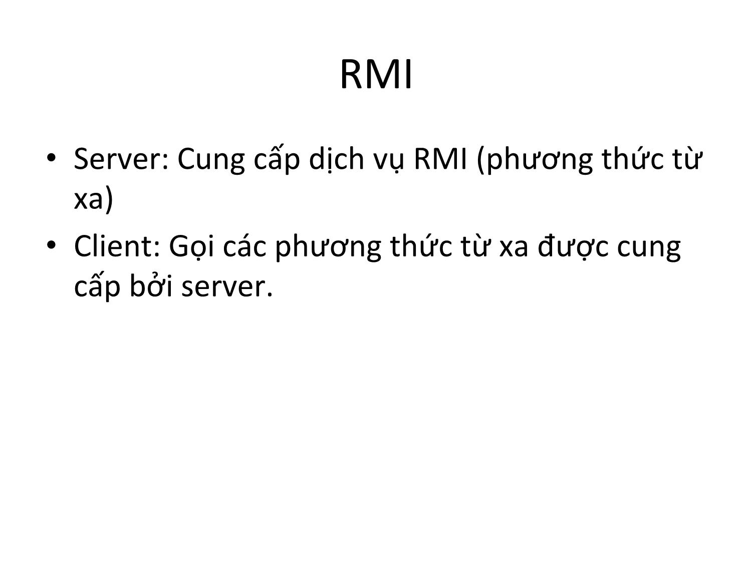 Lập trình phân tán RMI trang 3