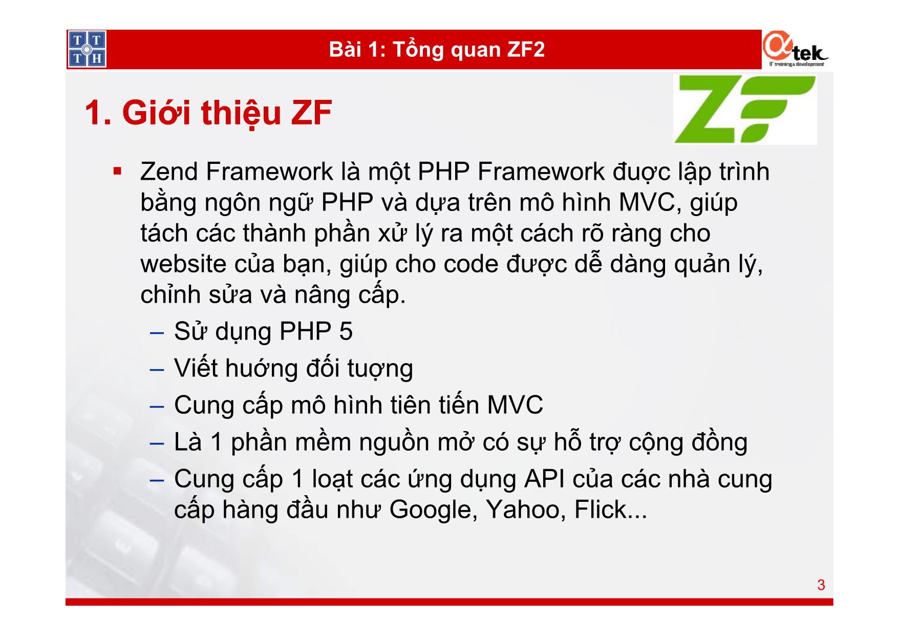 Lập trình PHP nâng cao - Zend Framework 2 trang 3
