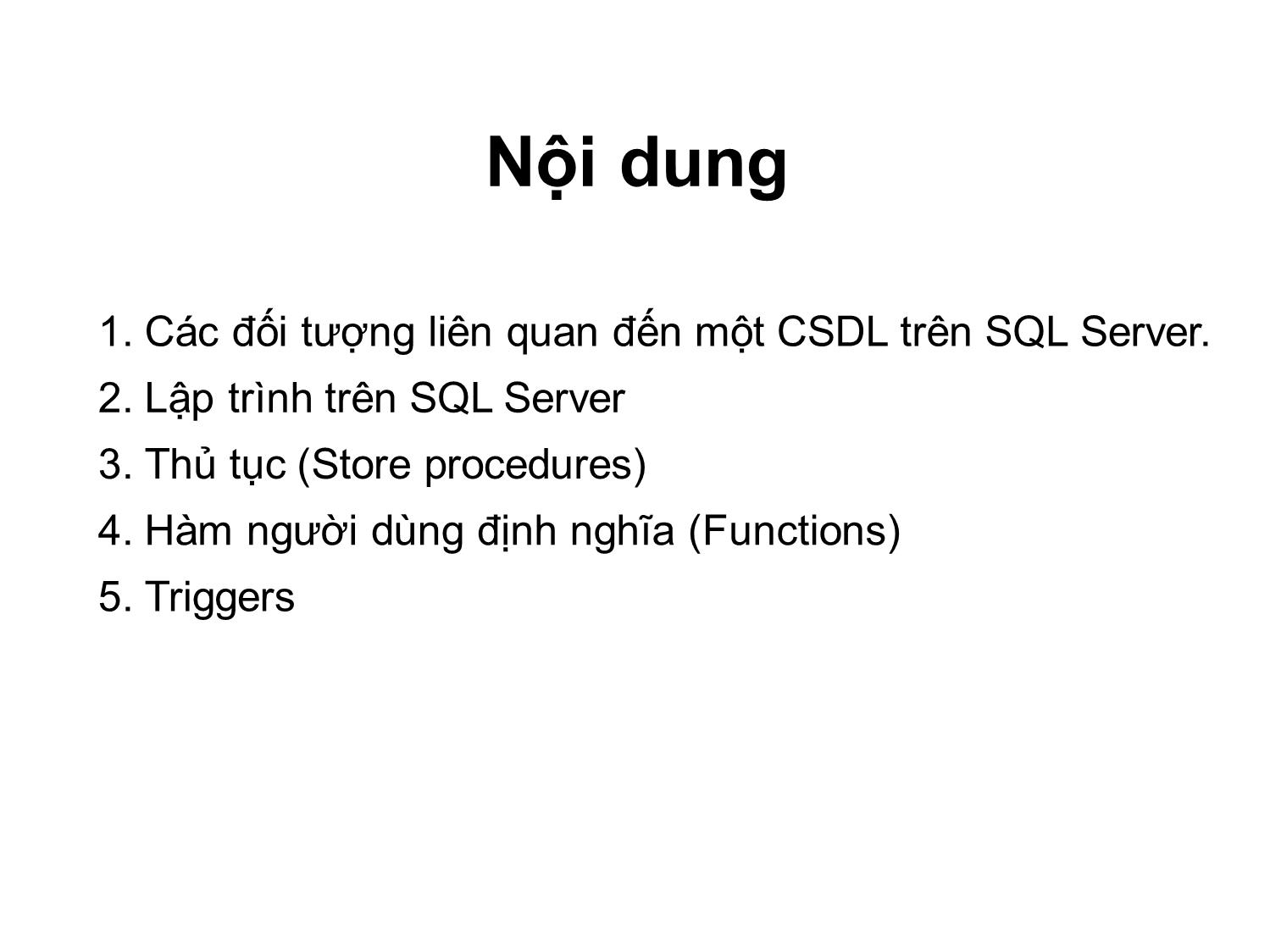 Lập trình SQL Server trang 2