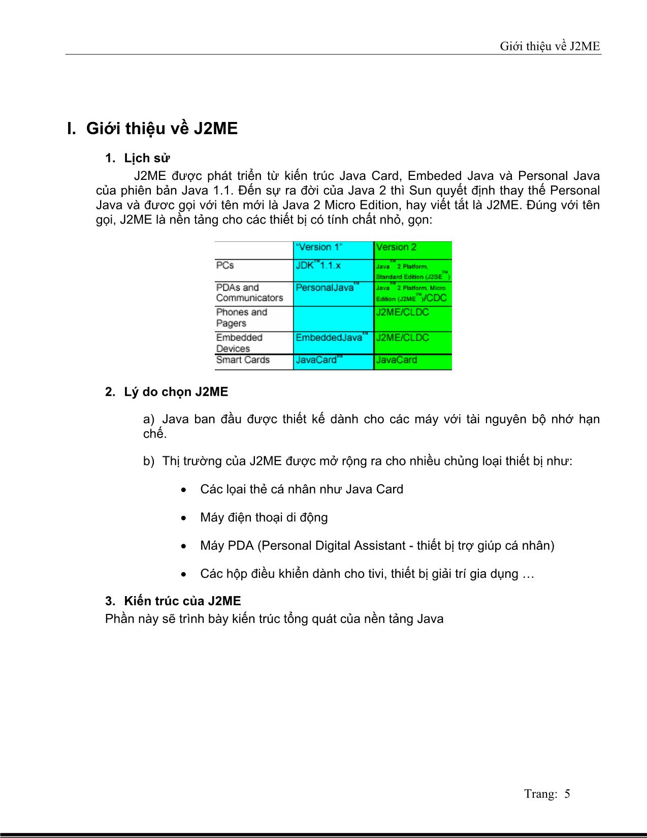 Lập trình trên di động với J2ME trang 5