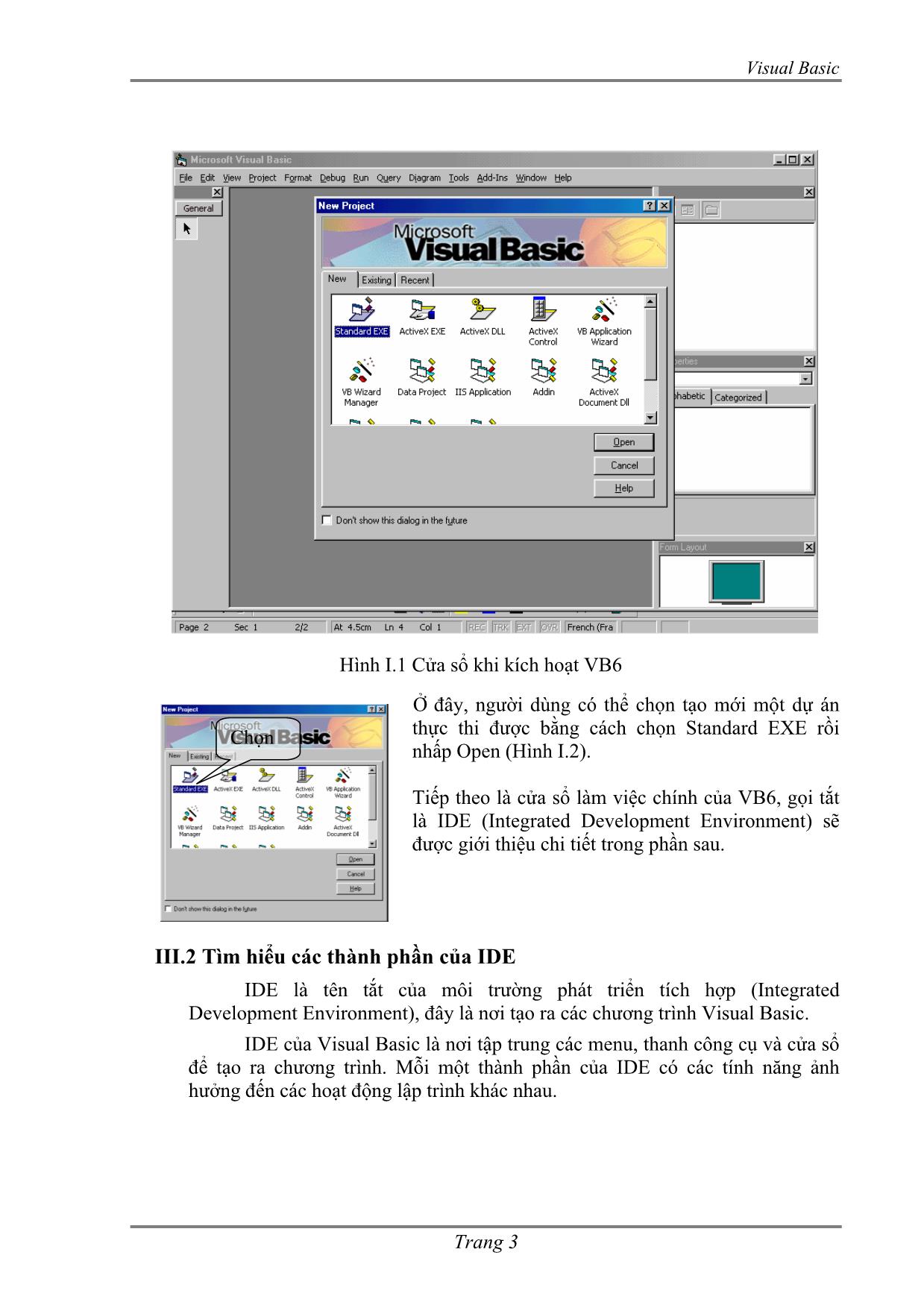 Lập trình Visual Basic 6.0 trang 3