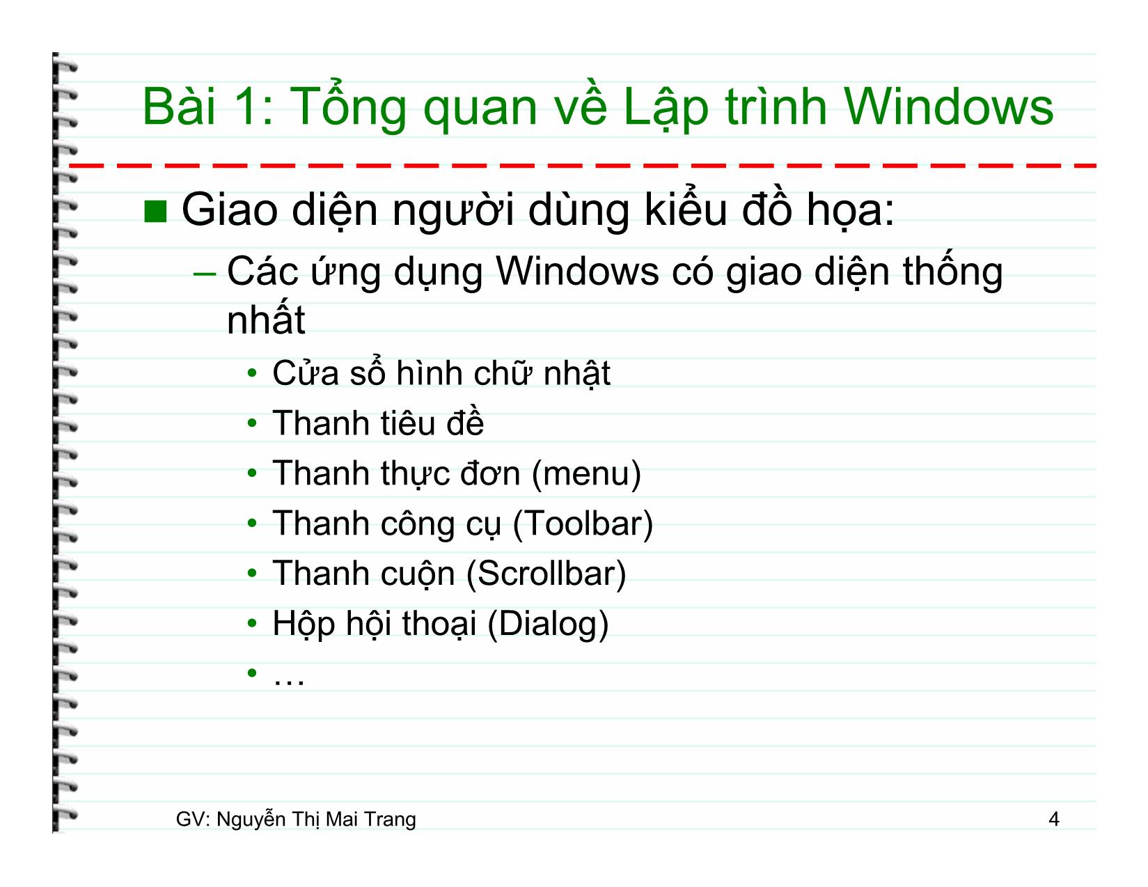 Lập trình Windows trang 4