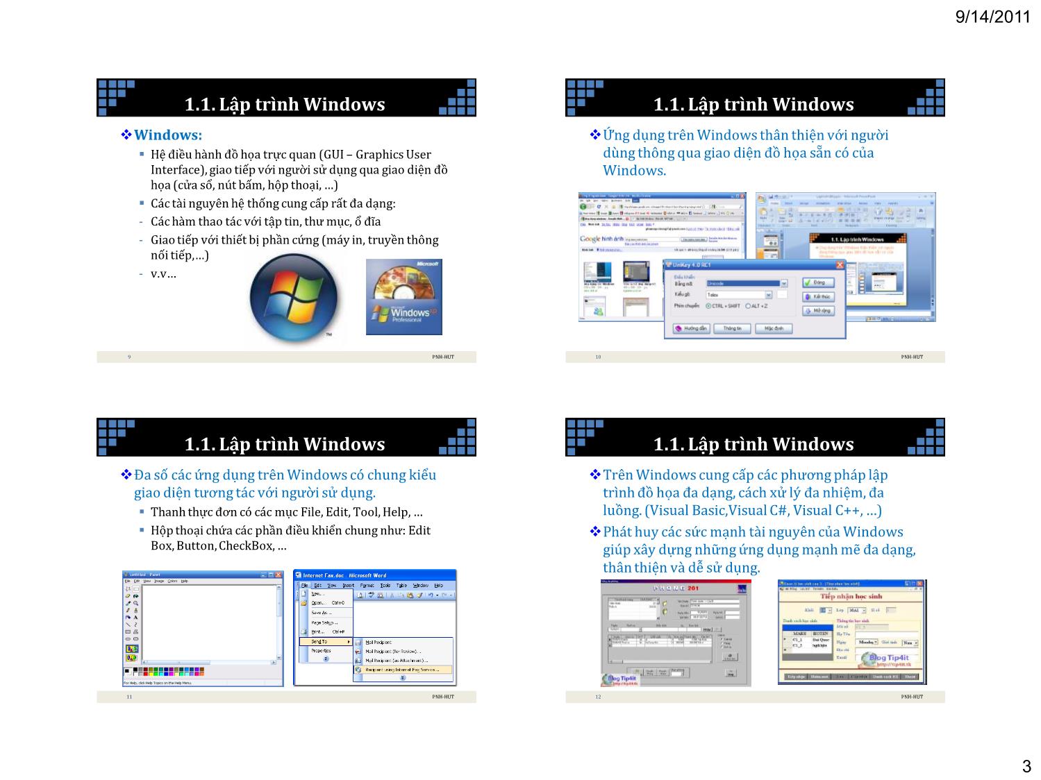 Lập trình Windows Visual Basic trang 3