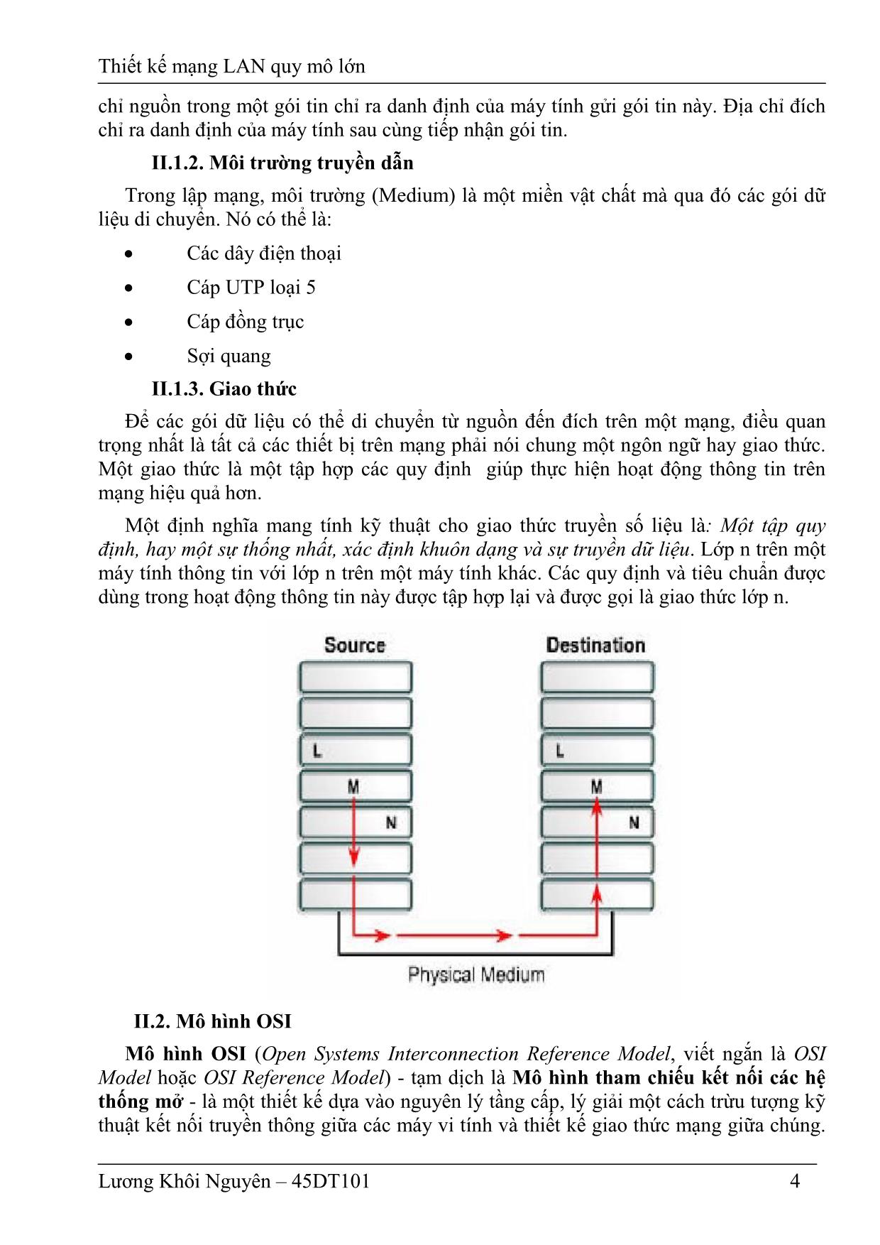 Luận văn Thiết kế mạng LAN quy mô lớn trang 5