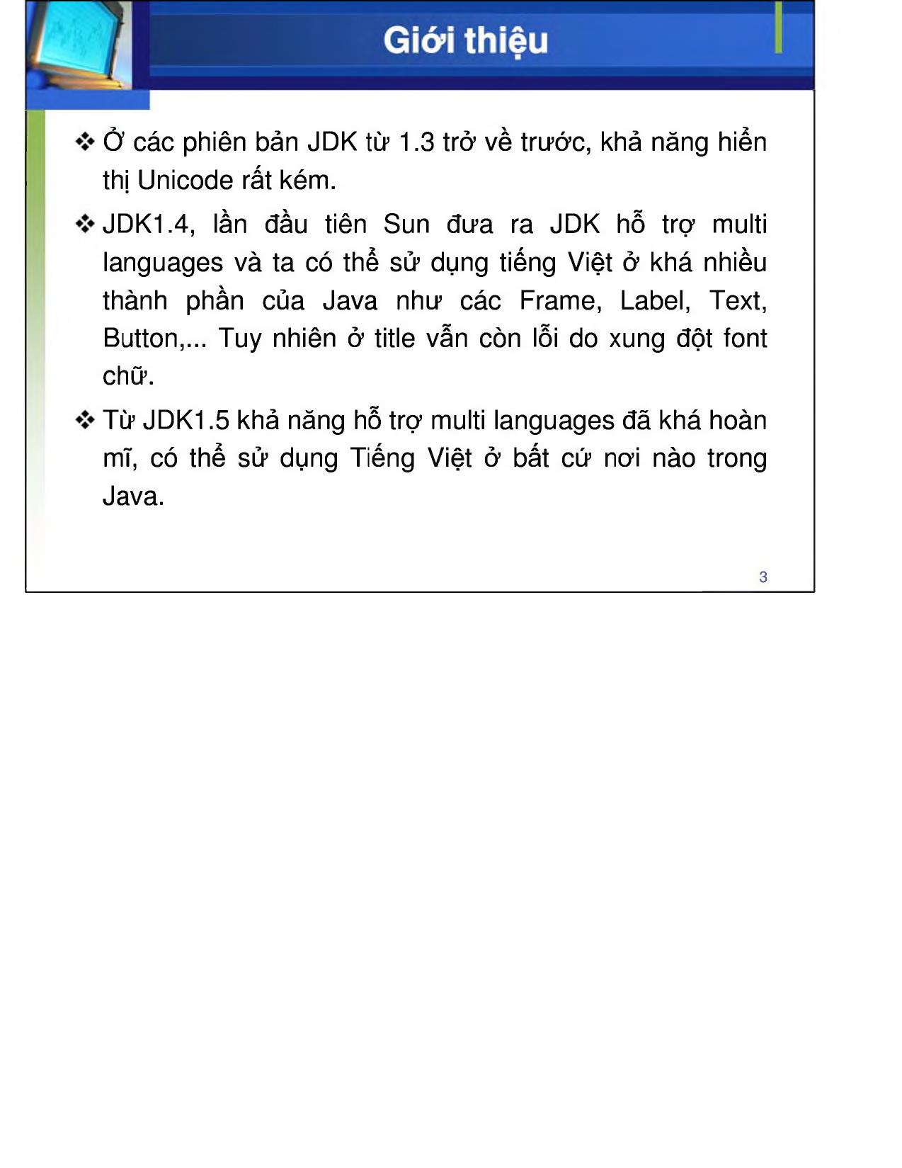 Một số vấn đề về xử lý Unicode trong Java trang 3