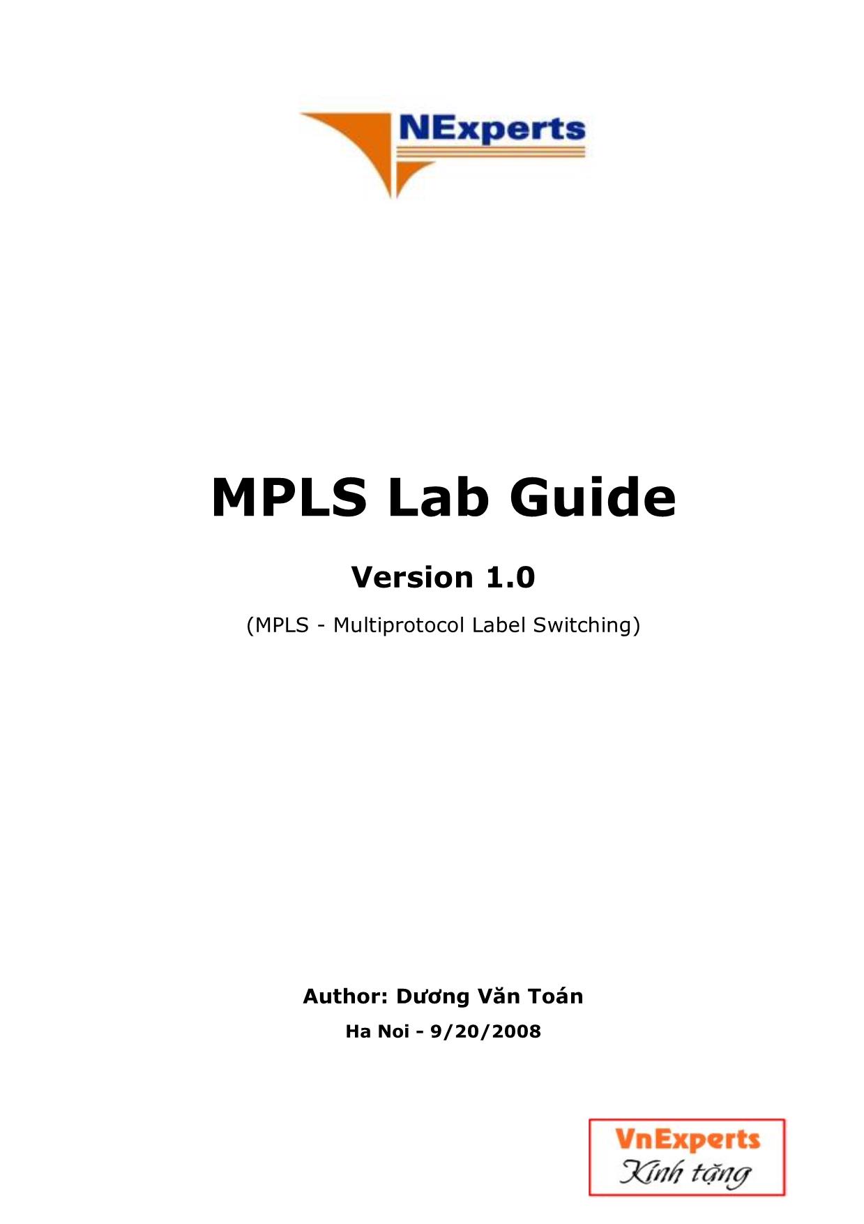 MPLS Lab Guide trang 1