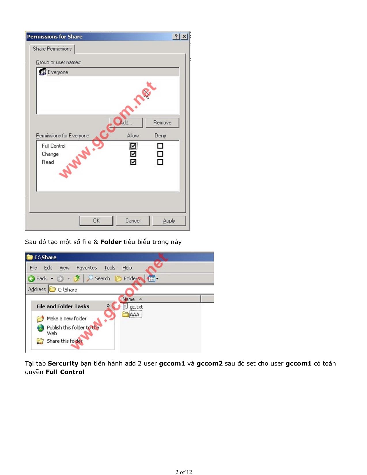 NTFS Permission & Take Ownership trang 2