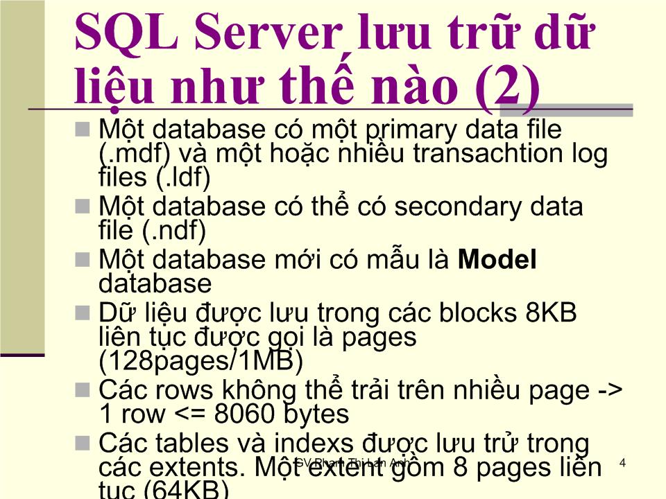 Quản lý Database trang 4