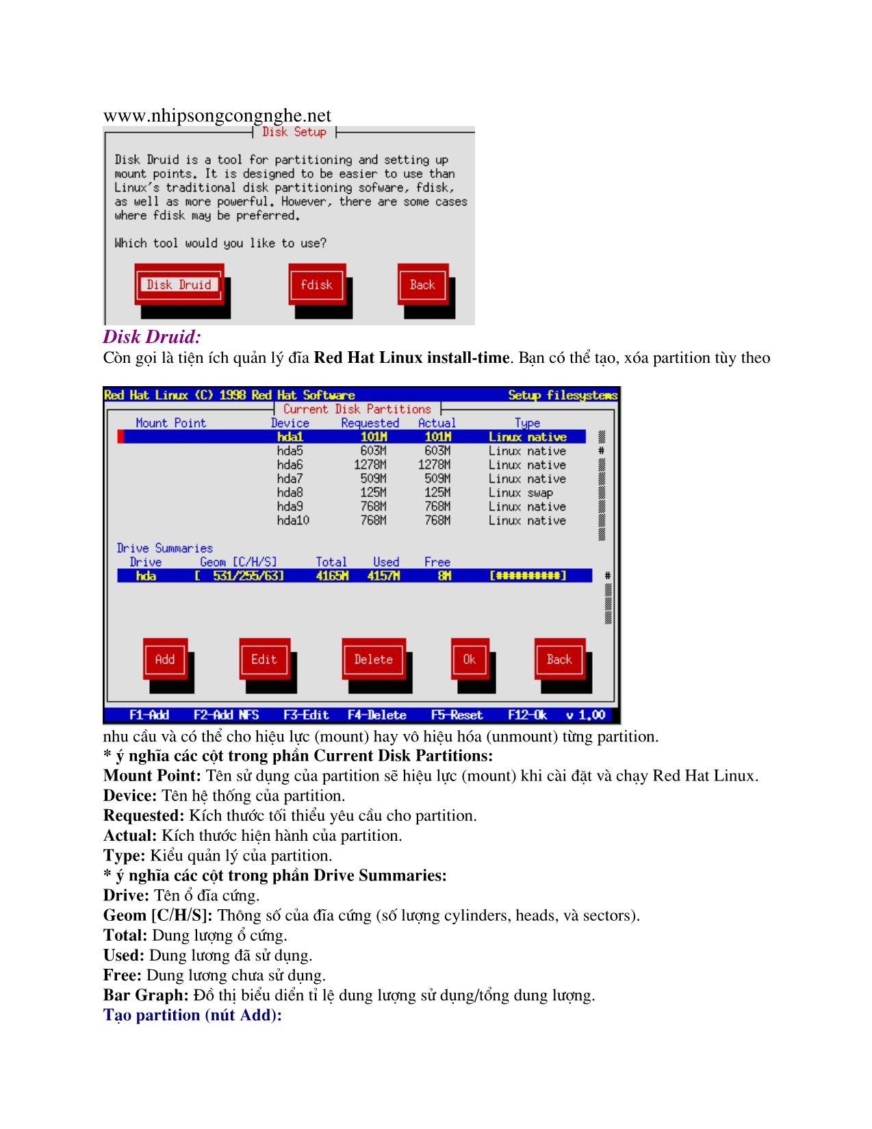 Red Hat Linux 5.1 trang 5