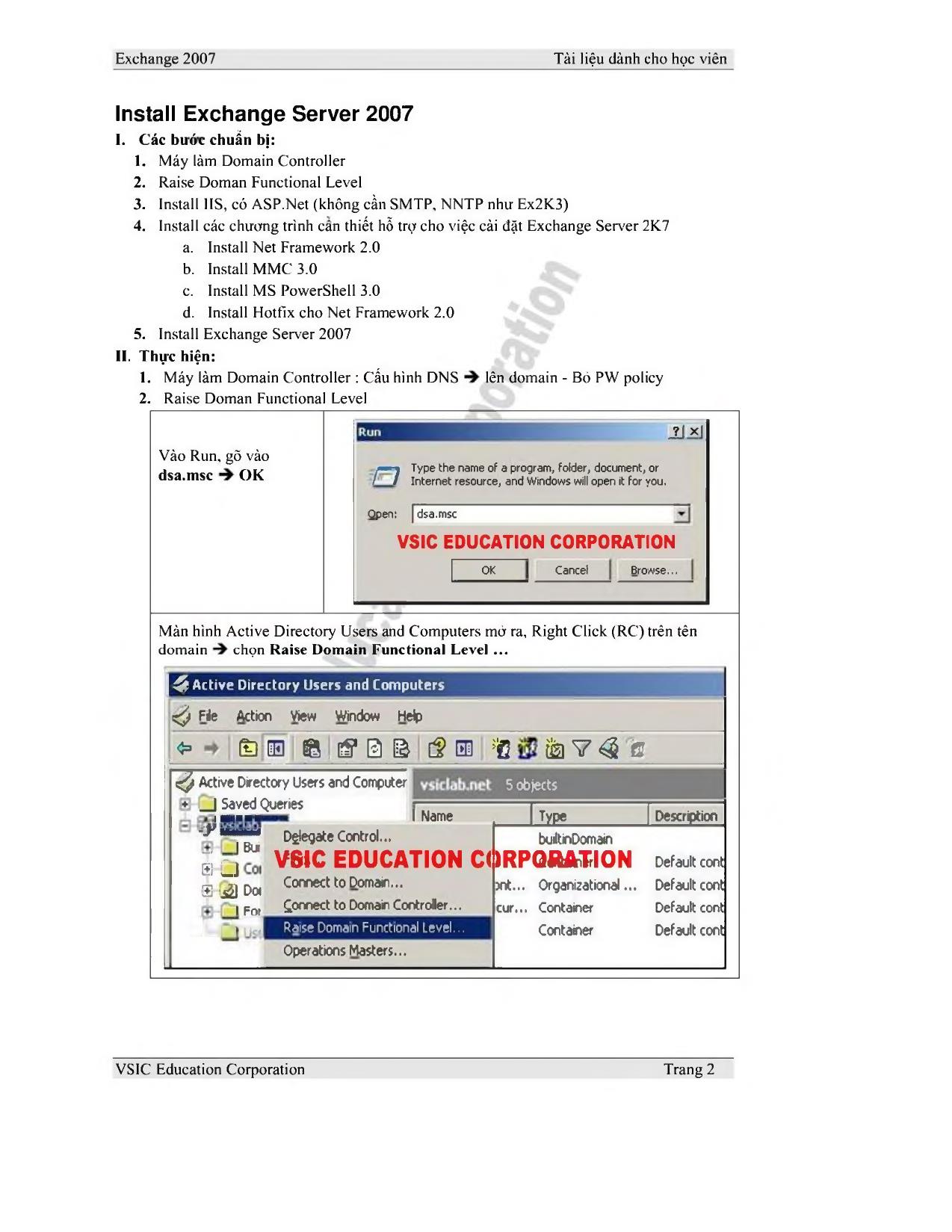 Tài liệu Exchange 2007 trang 2