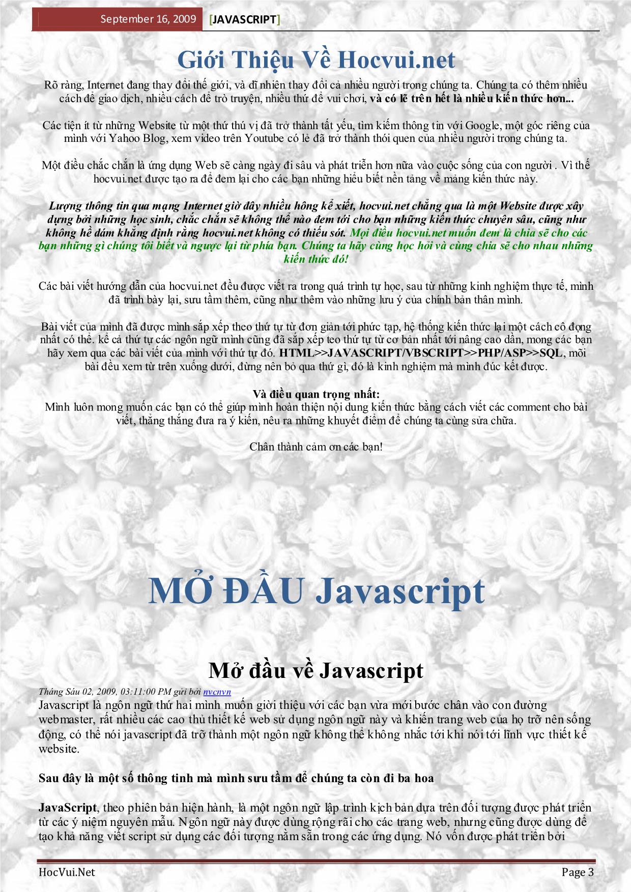 Tài liệu JavaScript trang 3
