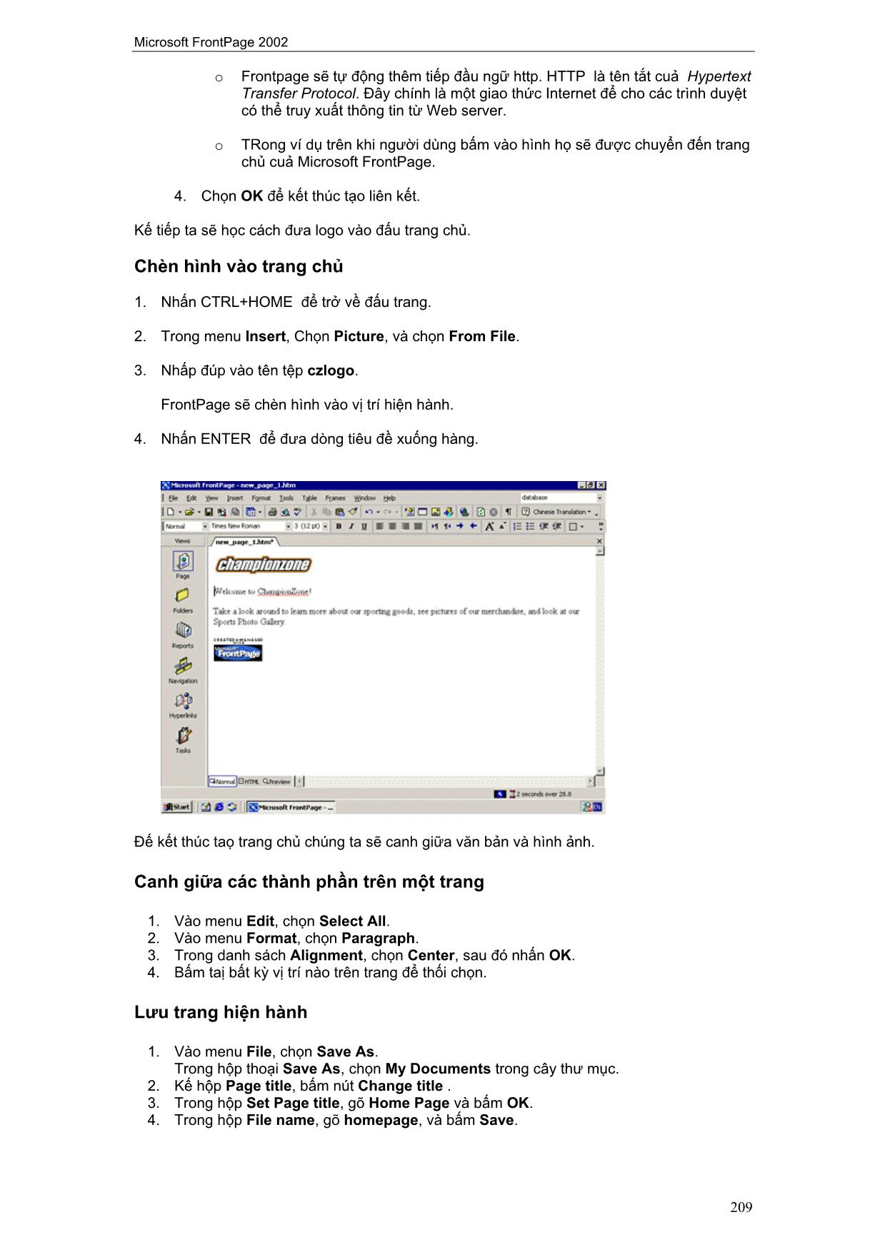 Tài liệu Microsoft FrontPage 2002 trang 5