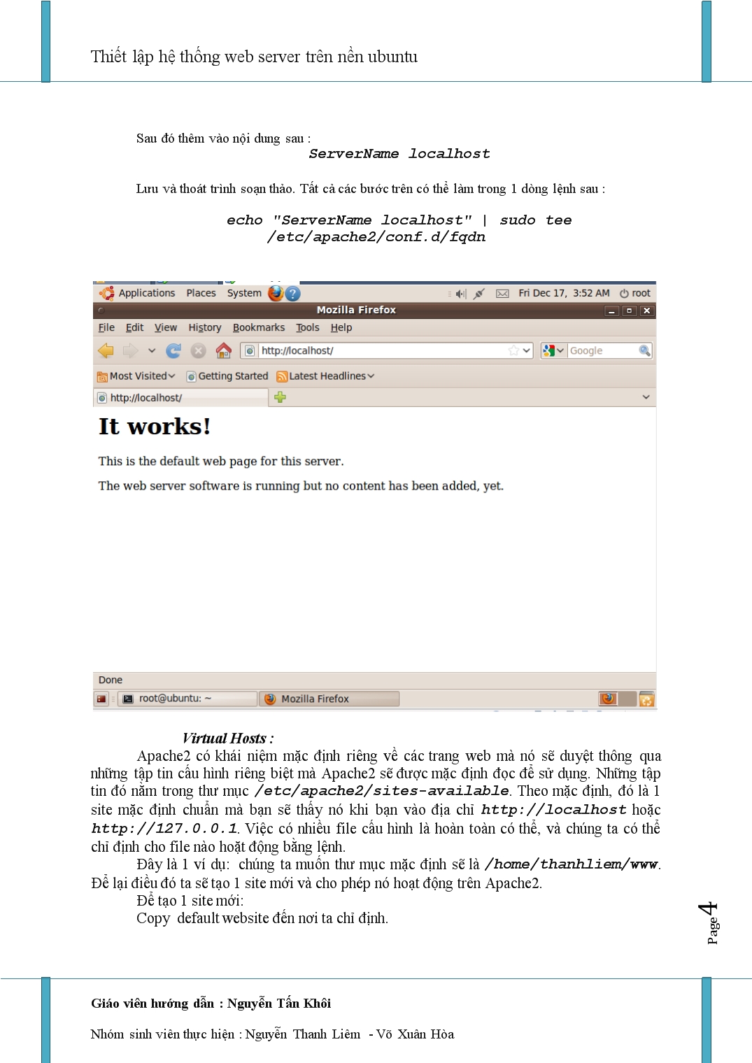 Thiết lập hệ thống web server trên nền ubuntu trang 4