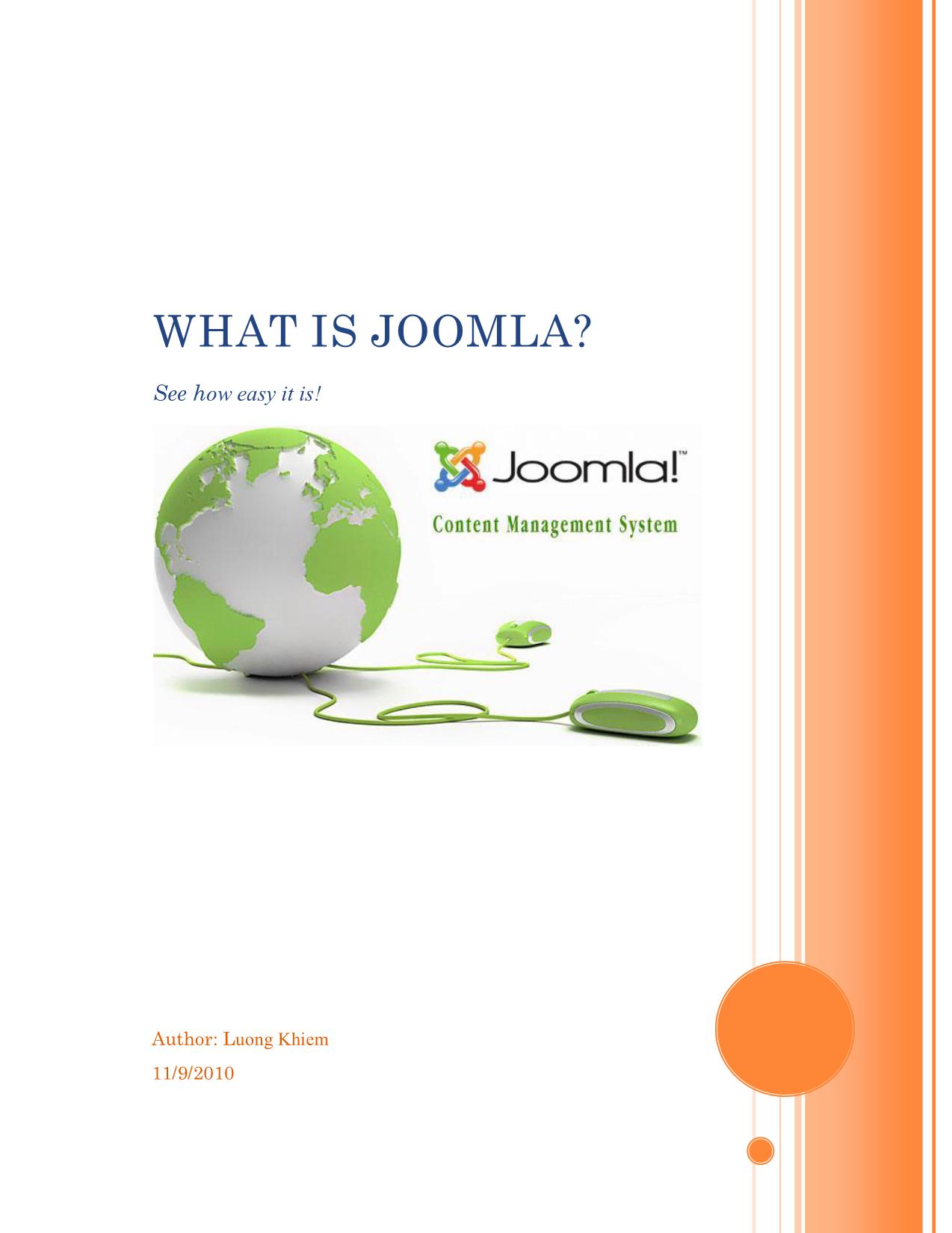 What is joomla? trang 1