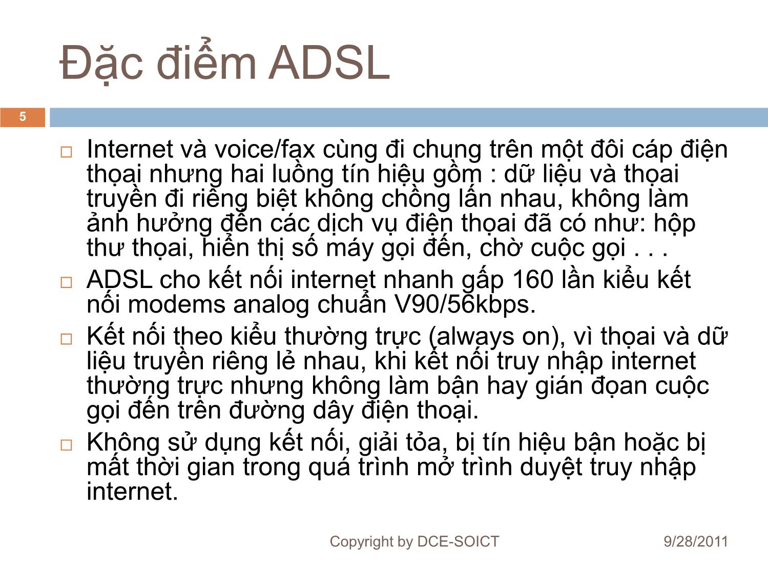 Bài giảng ADSL trang 5