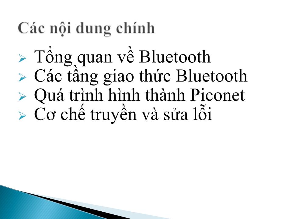 Bài giảng Công nghệ Bluetooth trang 2