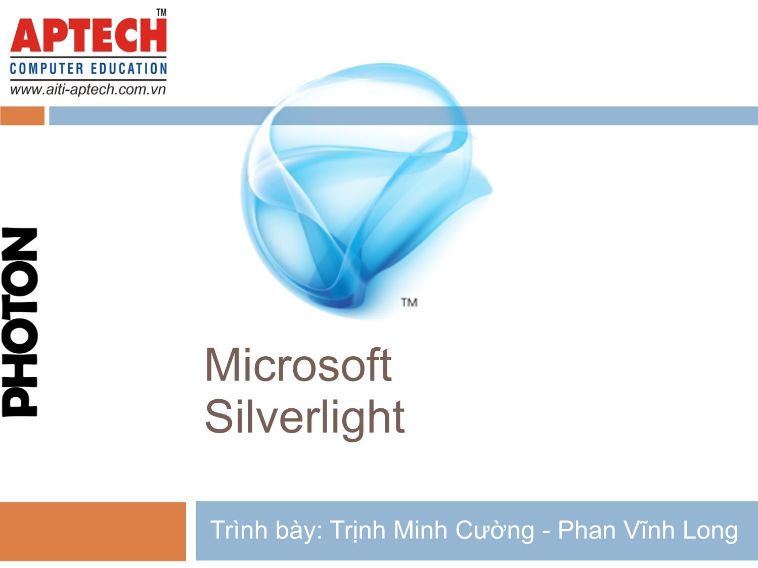 Bài giảng Microsoft Silverlight trang 1