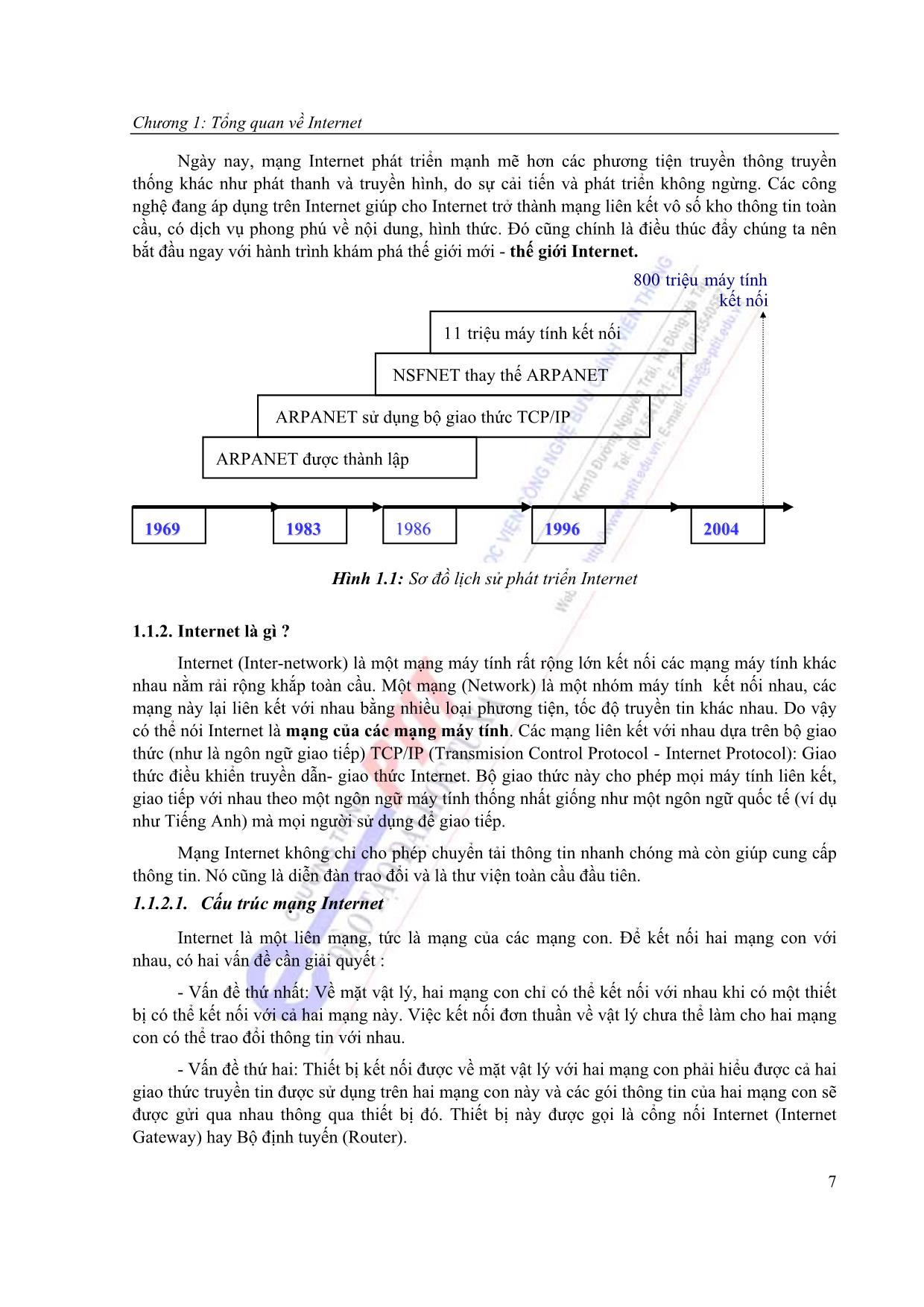 Bài giảng Nhập môn Intenet và E-Learning trang 5