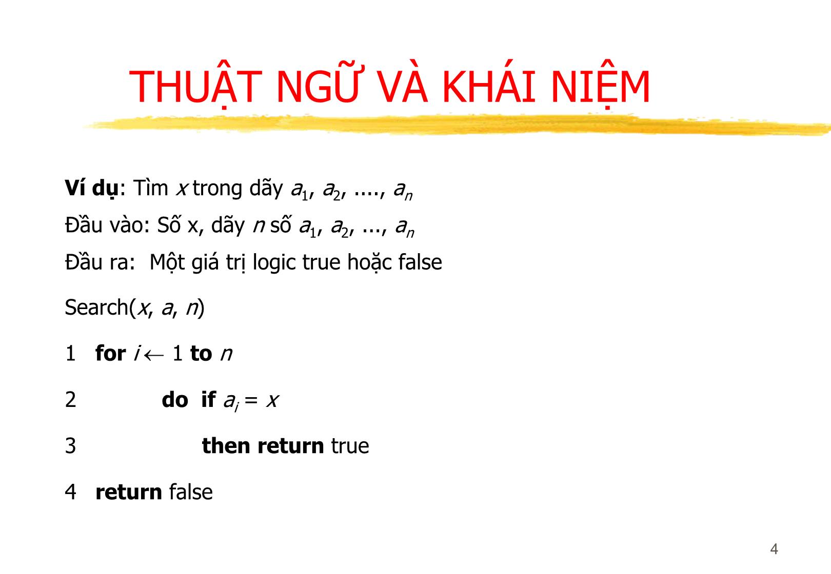 Bài giảng Thuật toán (Algorithms) trang 4