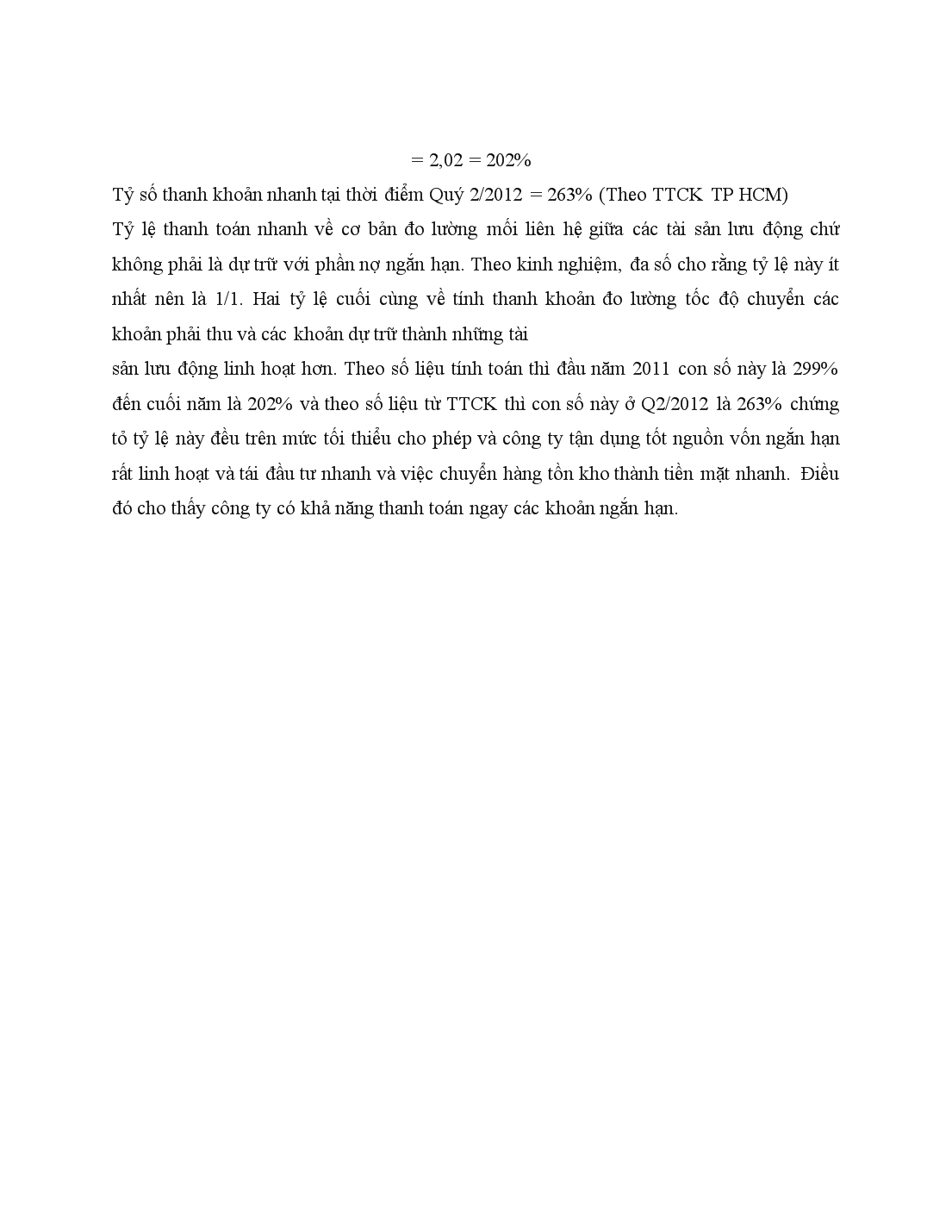 Báo cáo Tài chính của công ty cổ phần xuất nhập khẩu thủy sản Bến Tre trang 5