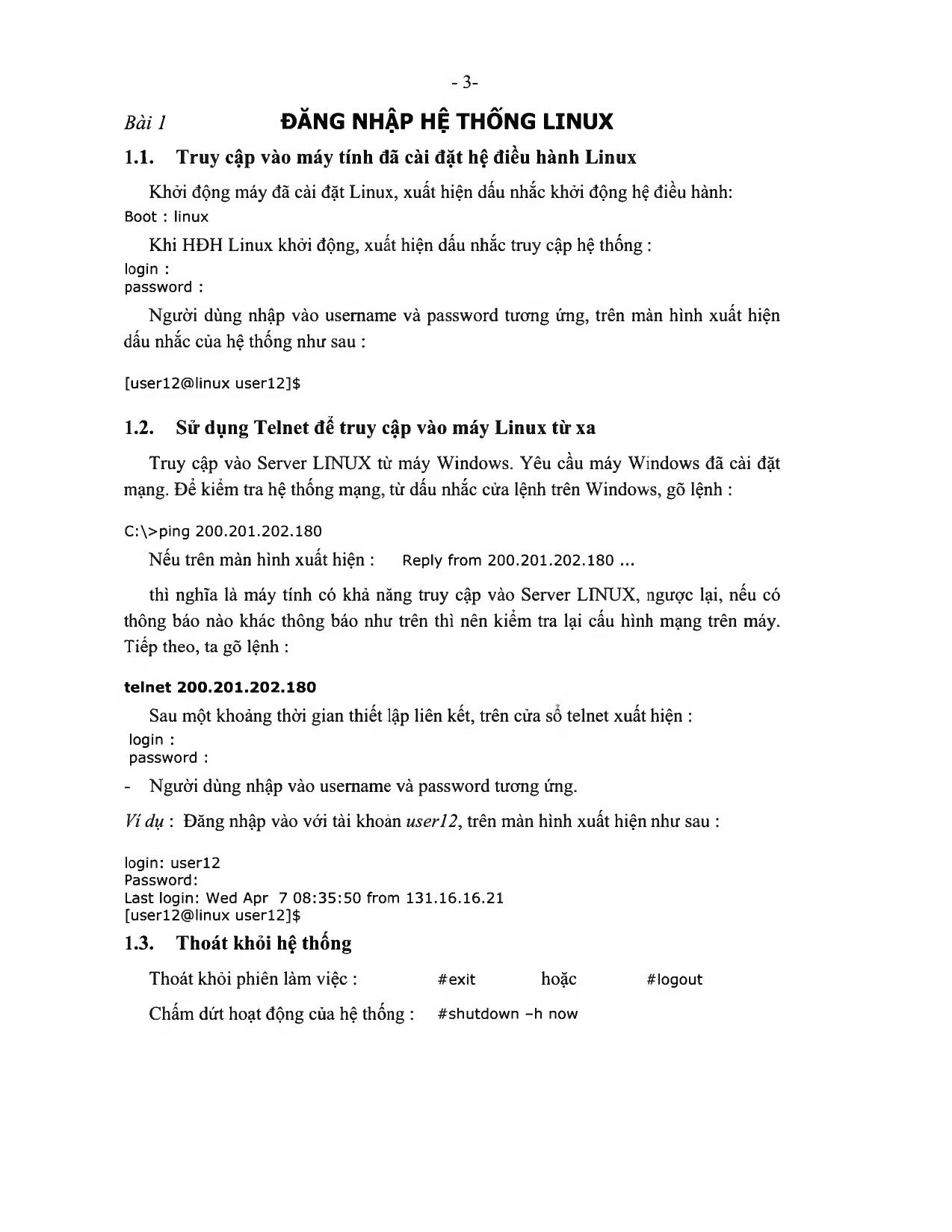 Các bài thực hành Linux trang 4
