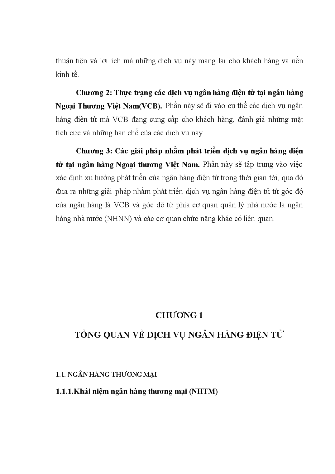 Chuyên đề Phát triển dịch vụ ngân hàng điện tử tại ngân hàng Ngoại Thương Việt Nam trang 2